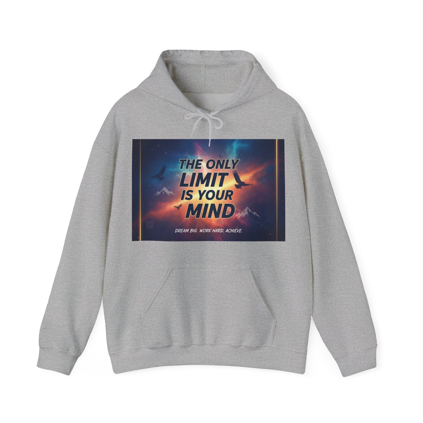 Inspiring Motivational Hoodie, Unisex Hooded Sweatshirt, Gift for Dreamers, Encouragement Clothing, Cozy Everyday Wear
