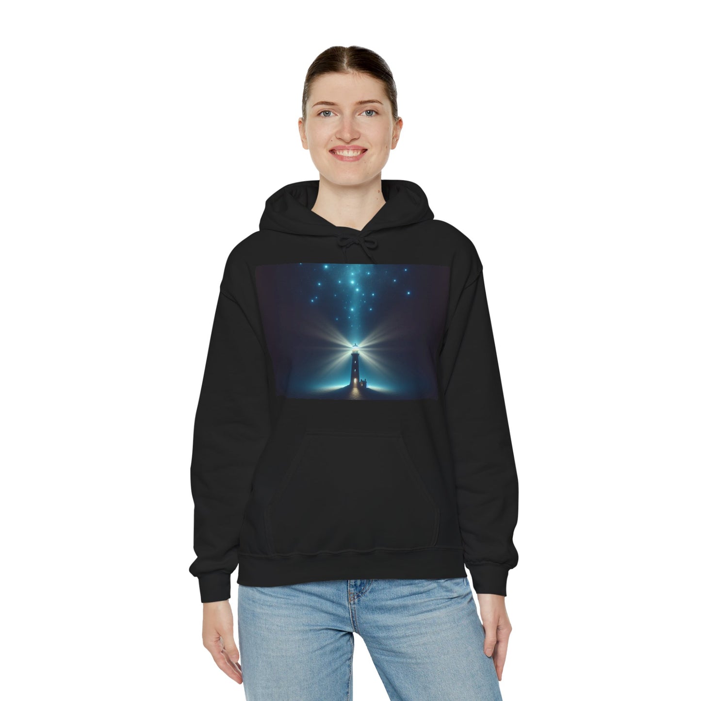 Unisex Garment Sweatshirt, Galaxy Print Hoodie, Stylish Hooded Sweatshirt, Gift for Space Lovers, Perfect for Cozy Evenings