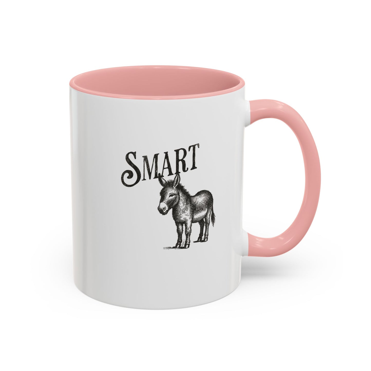 Smart Donkey Accent Coffee Mug - Perfect Gift for Animal Lovers, Funny Office Mug, Inspirational Quote, Unique Home Decor, Birthday Present