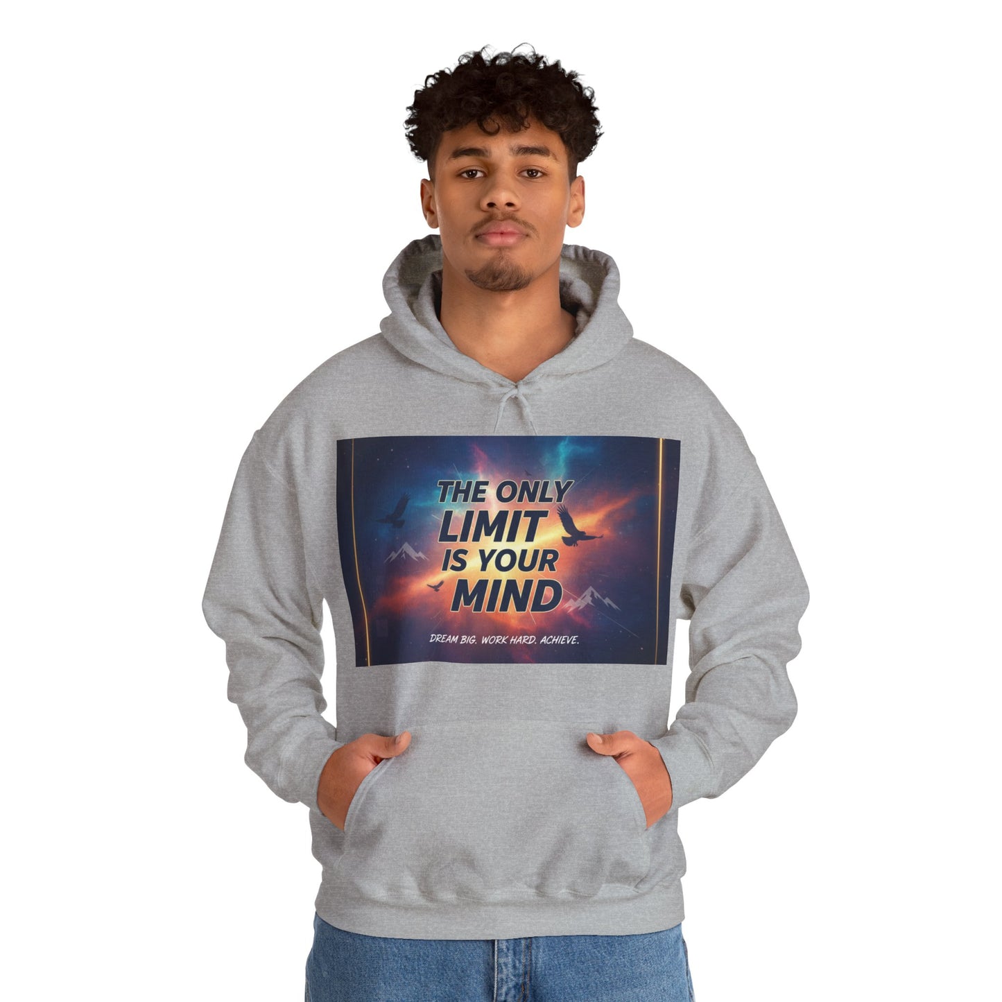 Inspiring Motivational Hoodie, Unisex Hooded Sweatshirt, Gift for Dreamers, Encouragement Clothing, Cozy Everyday Wear