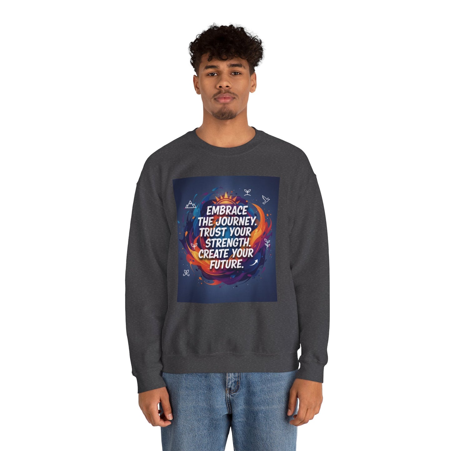 Inspirational Crewneck Sweatshirt - Embrace the Journey, Trust Your Strength, Cozy Gift for Motivation, Unisex Sweatshirt for [...]