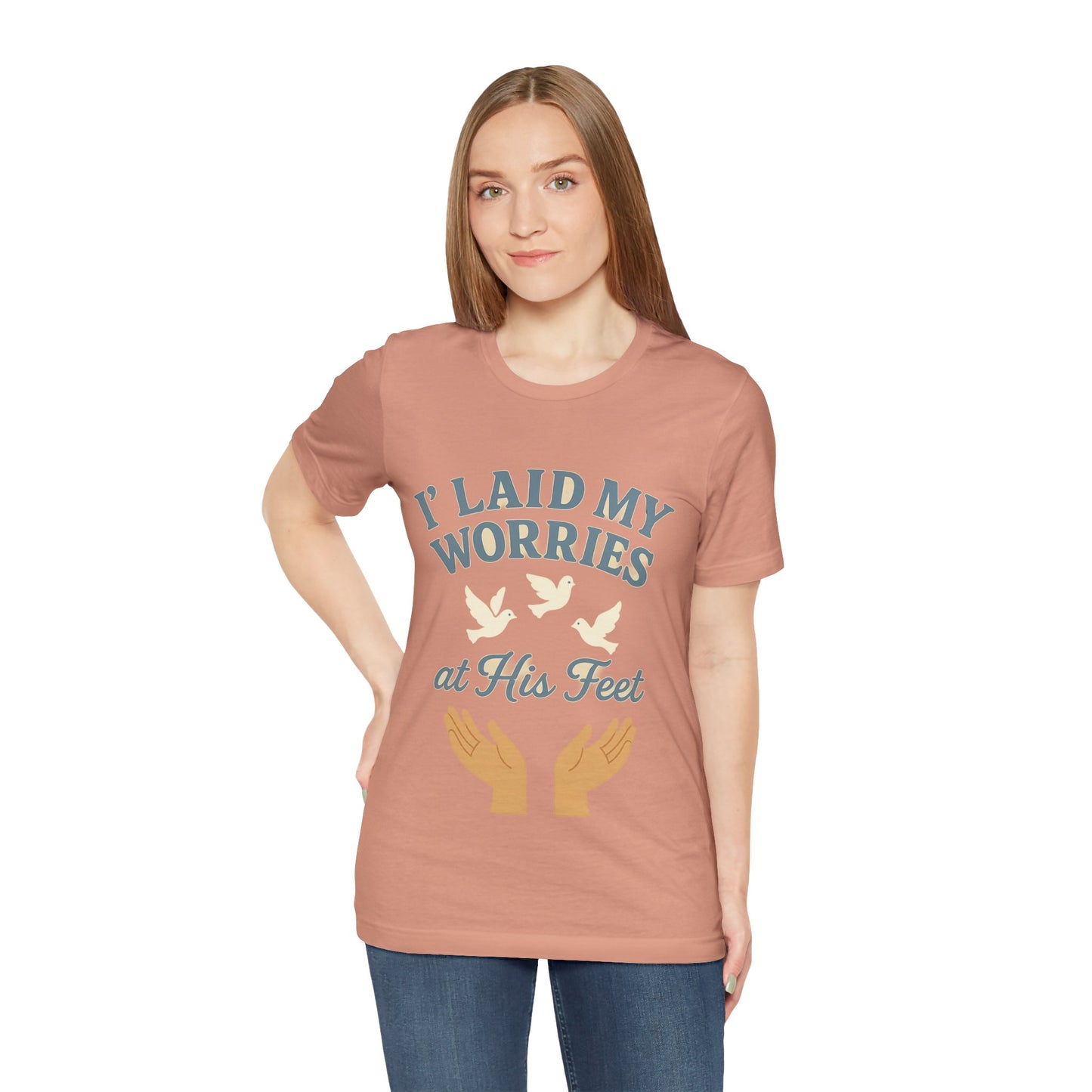 Inspirational Faith T-Shirt, Comfort Tee, Spiritual Gift, Uplifting Apparel, Encouragement Shirt, Casual Everyday Wear
