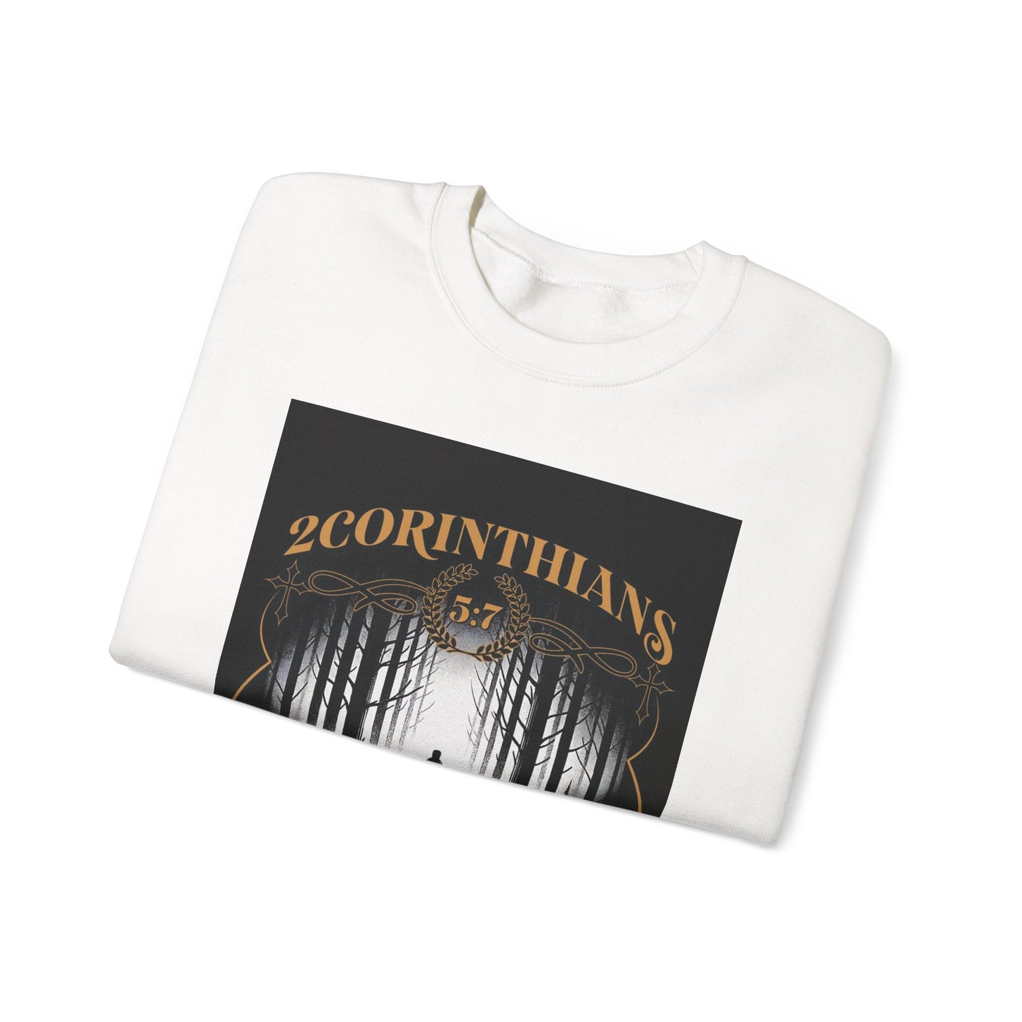 Faith-Inspired Crewneck Sweatshirt, Cozy Casual Wear,