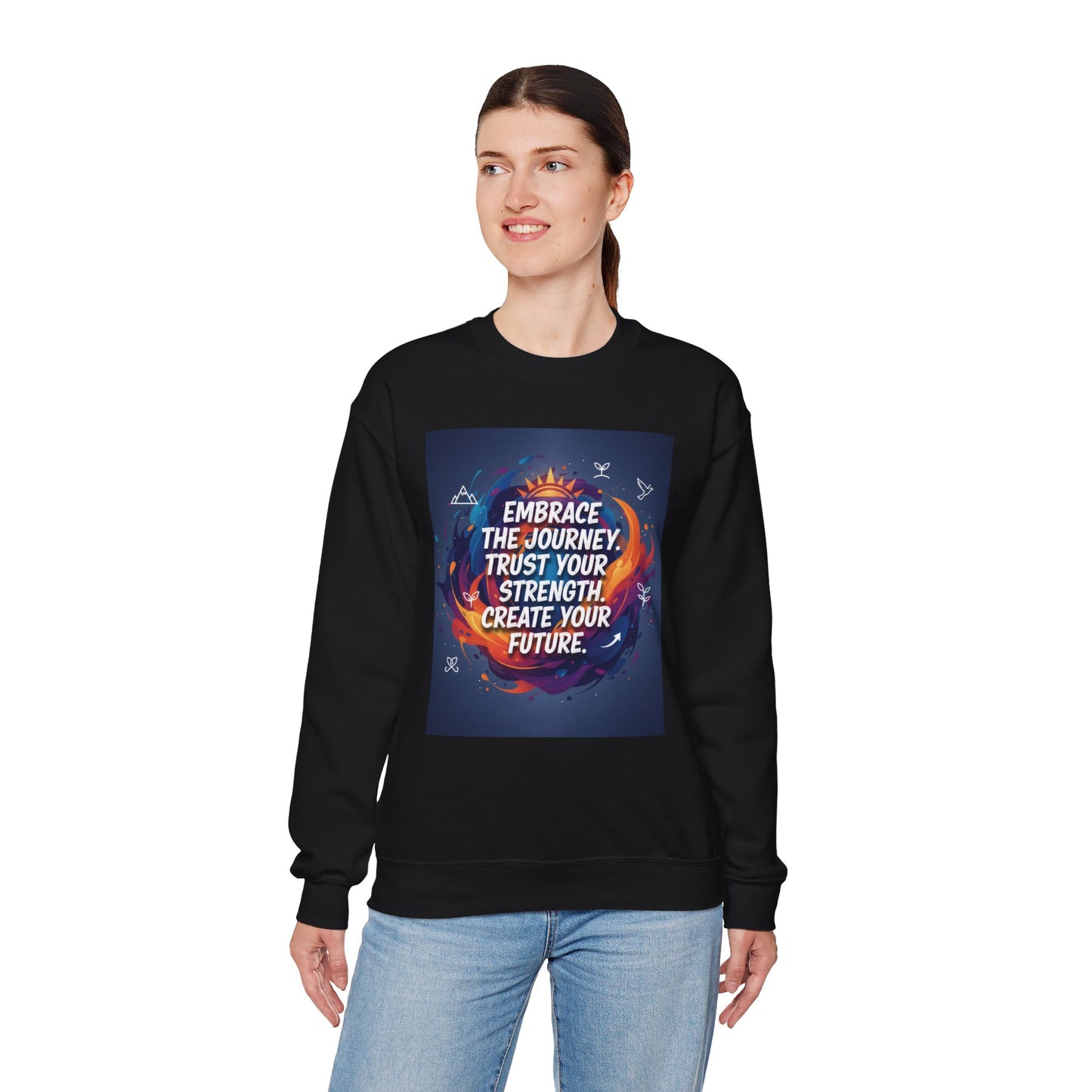 Inspirational Crewneck Sweatshirt - Embrace the Journey, Trust Your Strength, Cozy Gift for Motivation, Unisex Sweatshirt for [...]