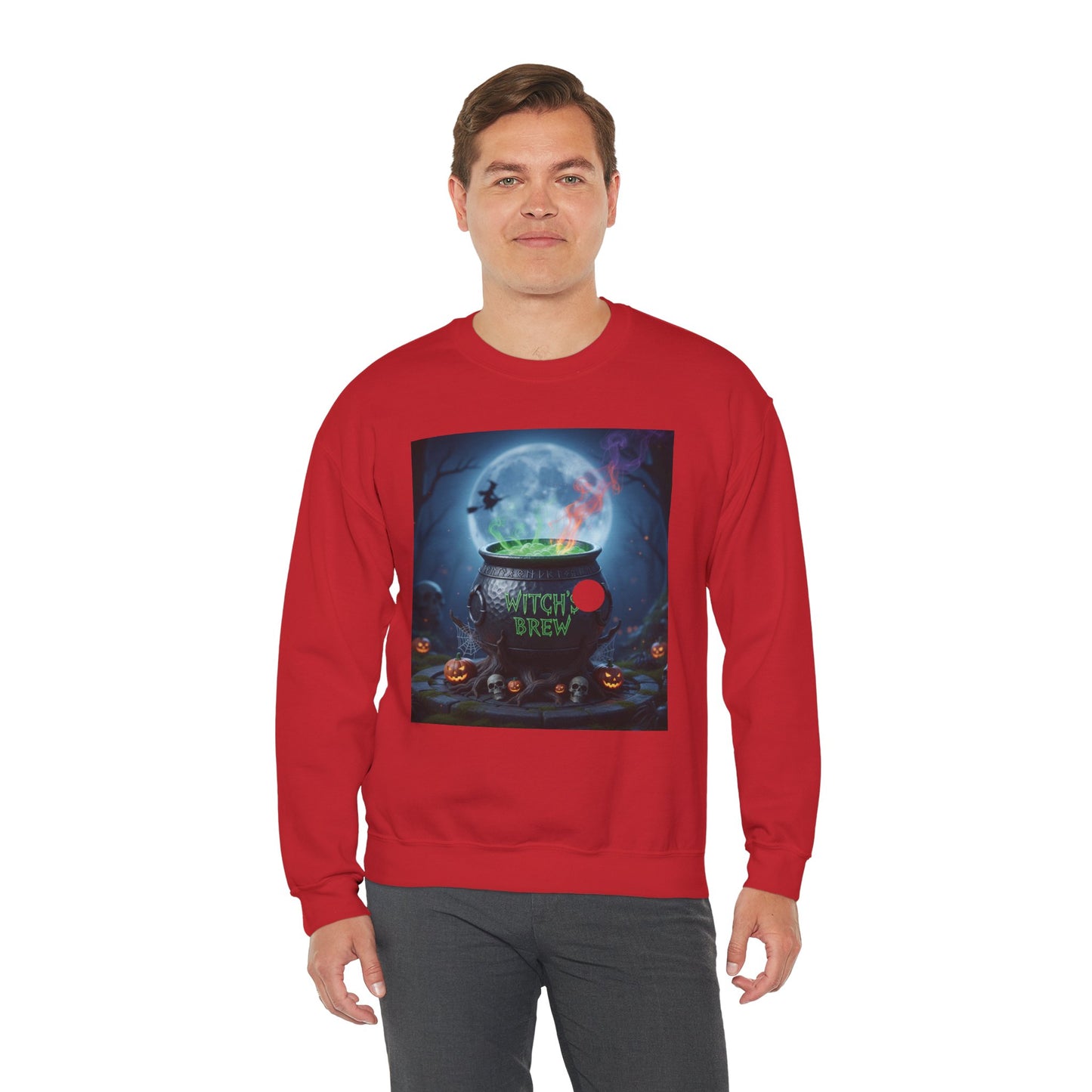 Halloween Witch Brew Sweatshirt, Cozy Fall Crewneck, Unisex Halloween Apparel, Spooky Sweatshirt, October Gift Idea