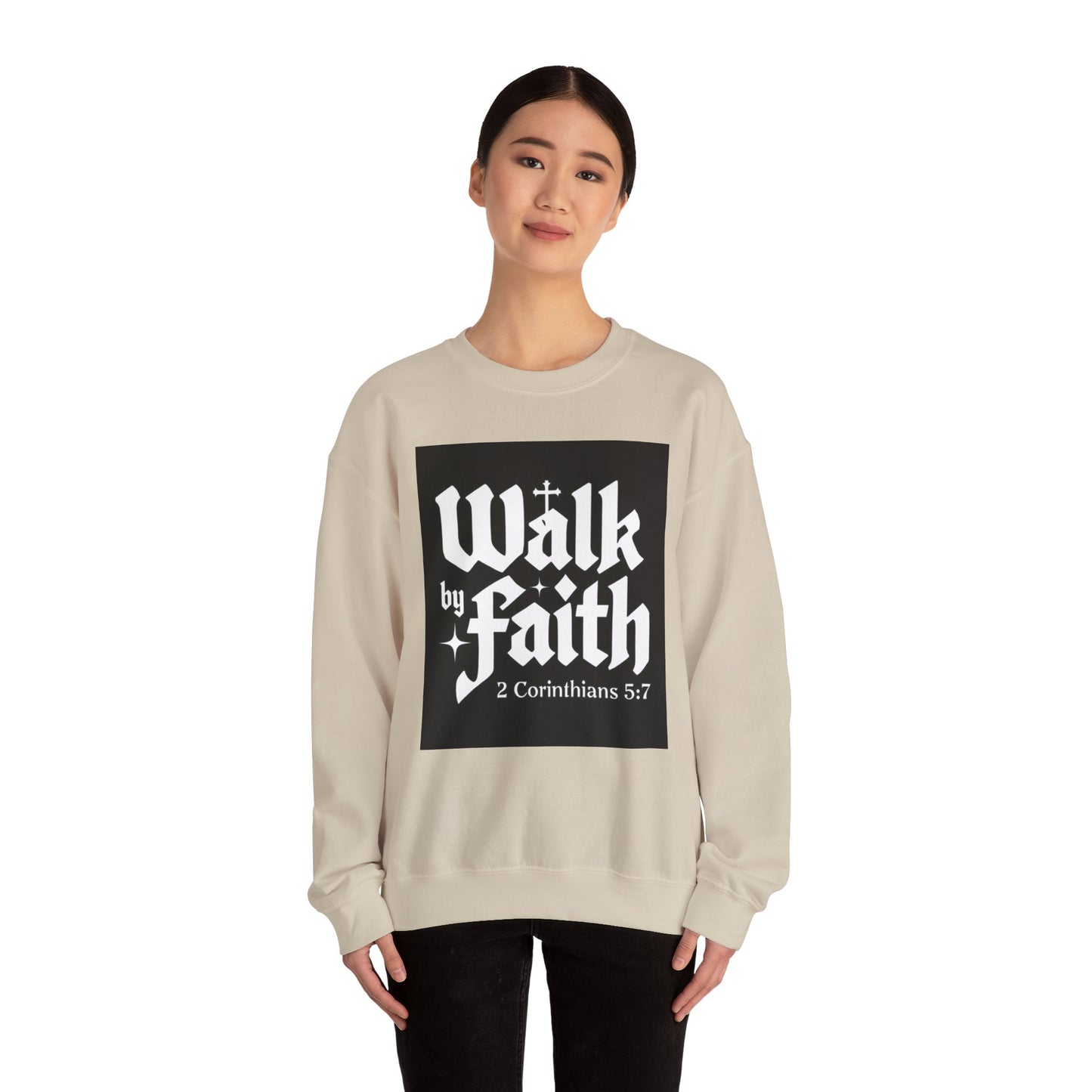 Unisex Heavy Blend Crewneck Sweatshirt - Cozy & Stylish, Perfect Gift for Christians, Bible Verse Apparel, Everyday Wear, Inspirational Fashion