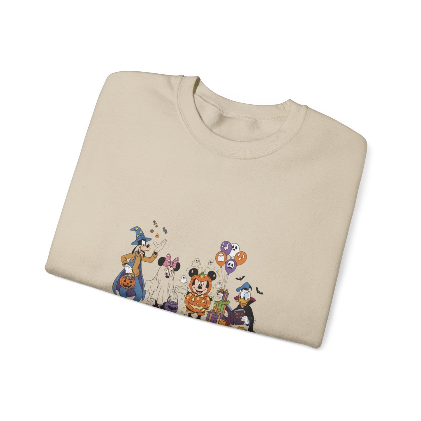 Whimsical Character Sweatshirt, Unisex Crewneck, Cozy Gift, Disney-Inspired, Fun Apparel, Perfect for Birthdays