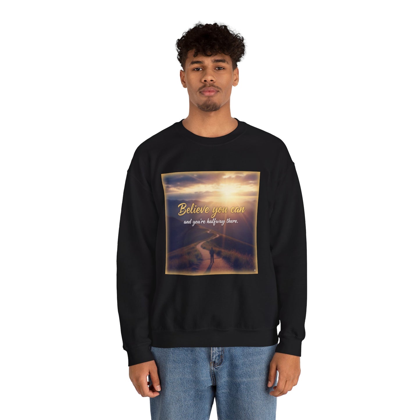 Inspiring Quote Crewneck Sweatshirt