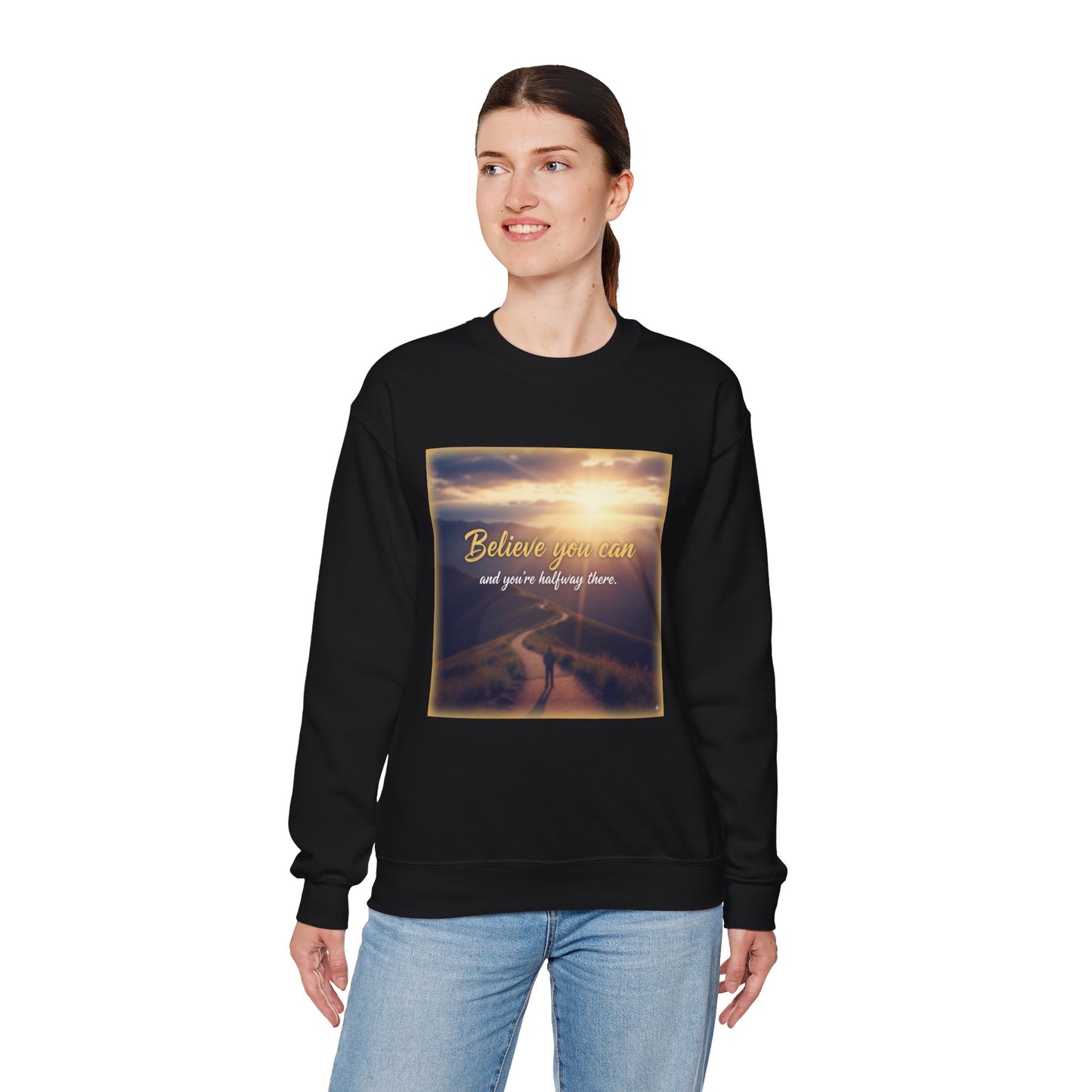 Inspiring Quote Crewneck Sweatshirt