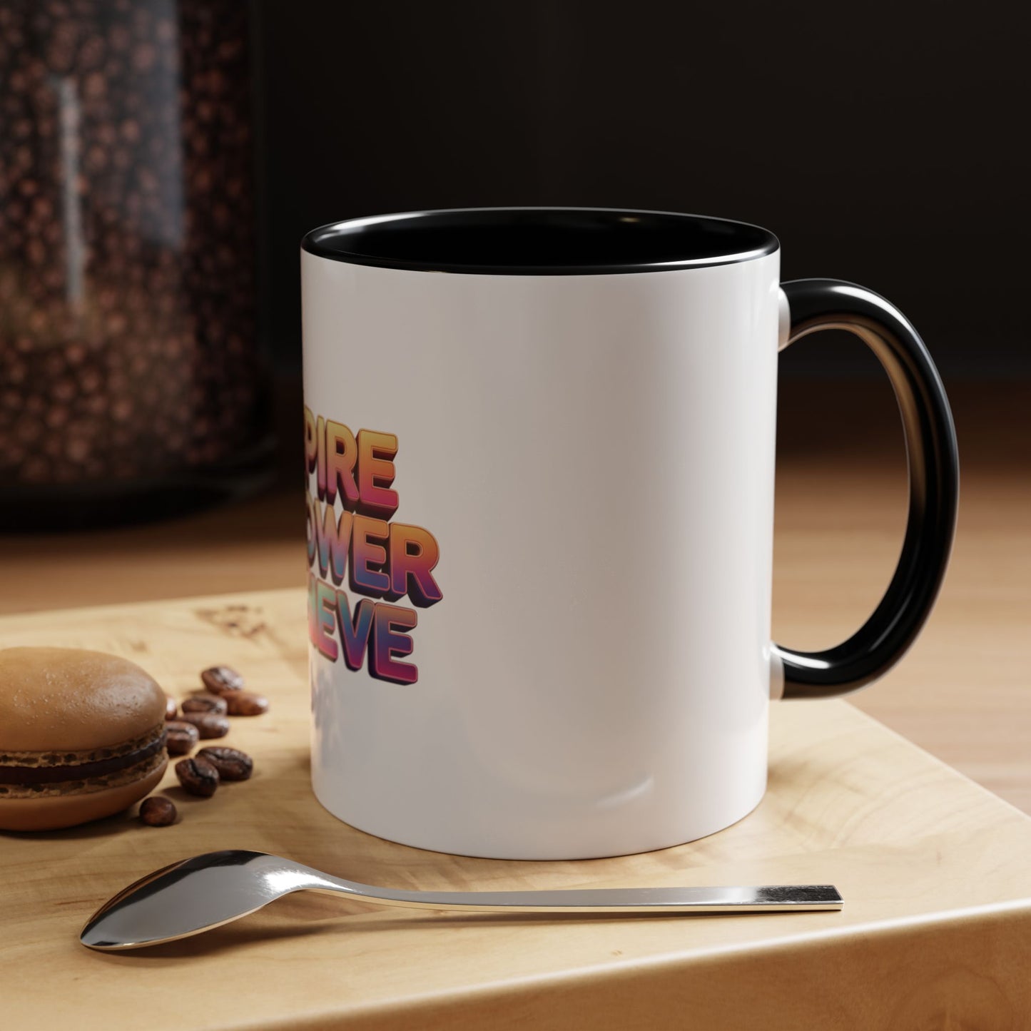 accented ceramic coffee mug