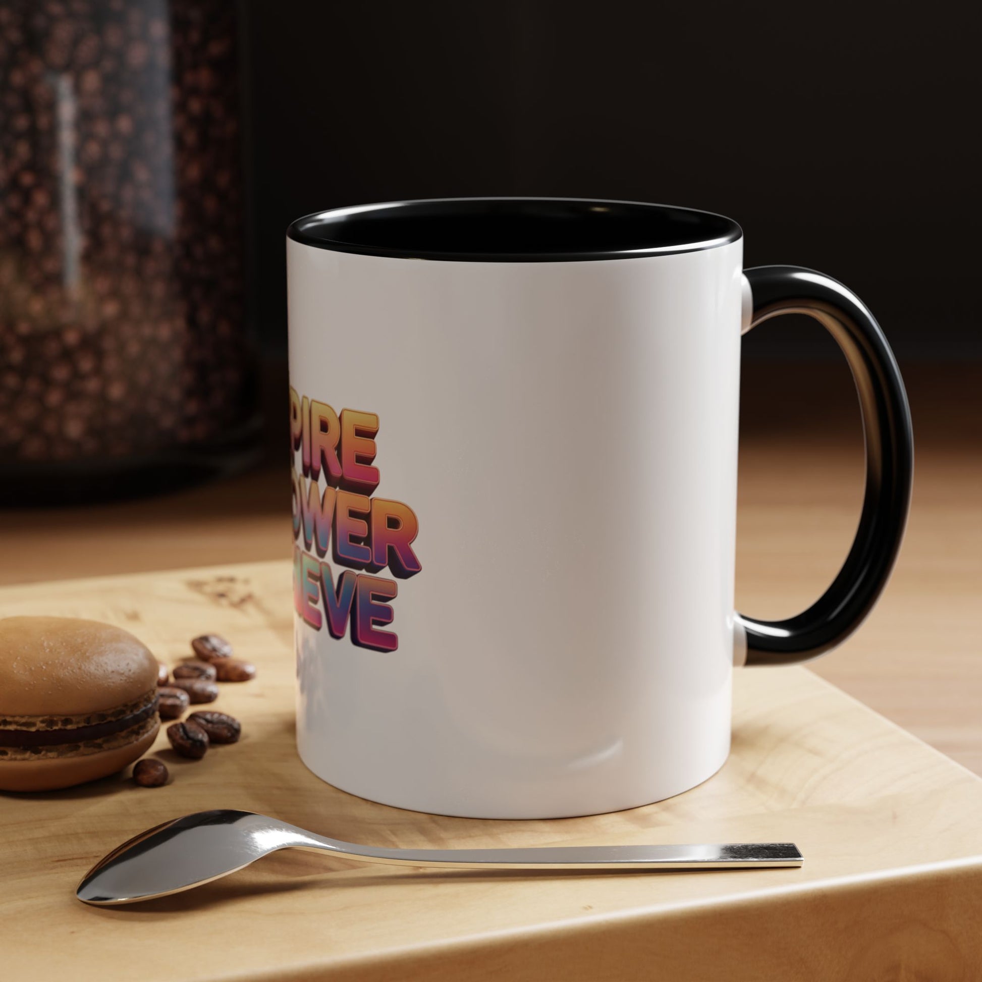 accented ceramic coffee mug