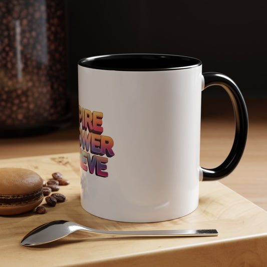 accented ceramic coffee mug