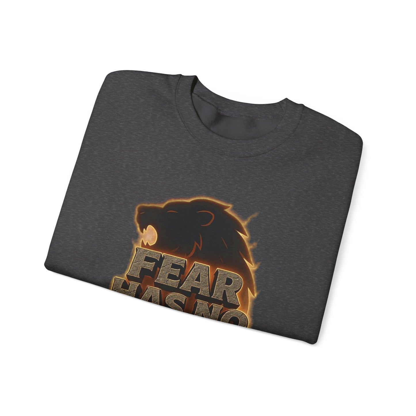 Fearless Lion Crewneck Sweatshirt - Cozy Unisex Top, Gift for Animal Lovers, Empowerment Apparel, Casual Fashion