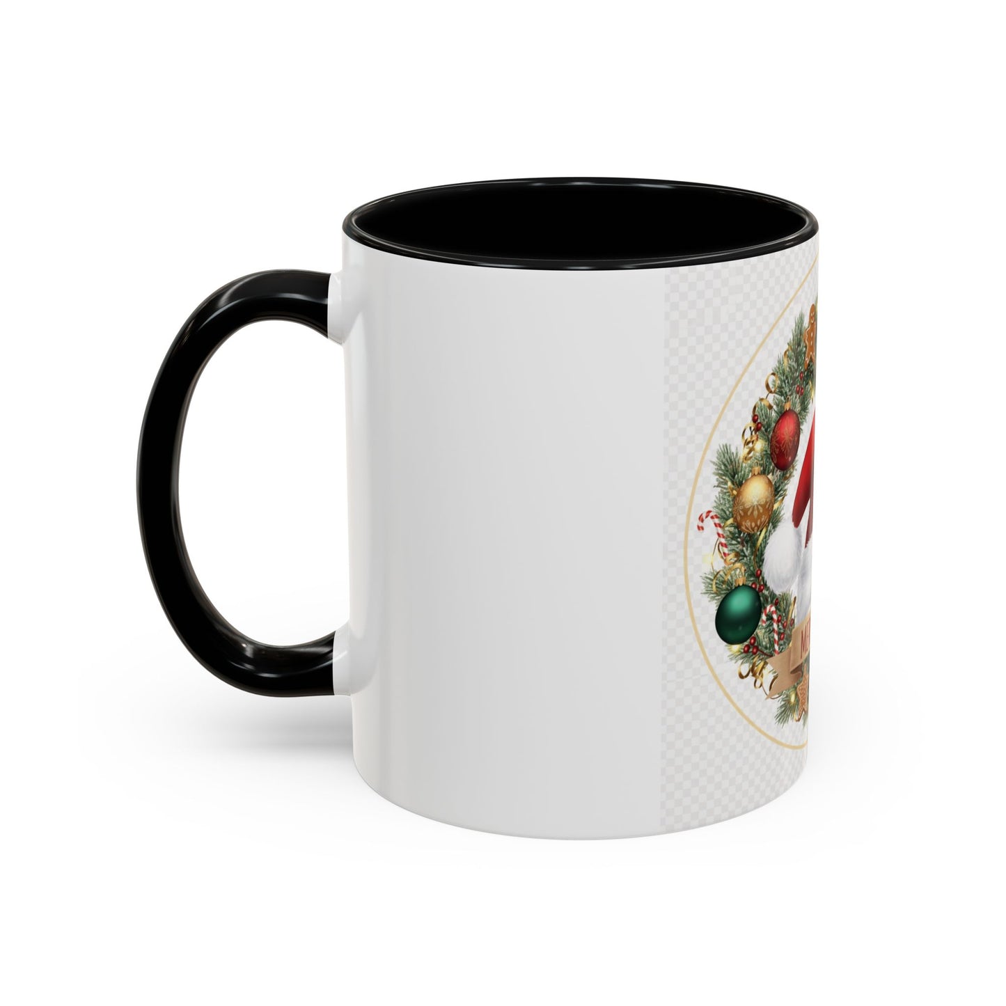 Christmas Accent Coffee Mug - Merry Xmas, Holiday Gift, Festive Decor, Seasonal Beverage, Cute Mug, Christmas Morning Drinkware