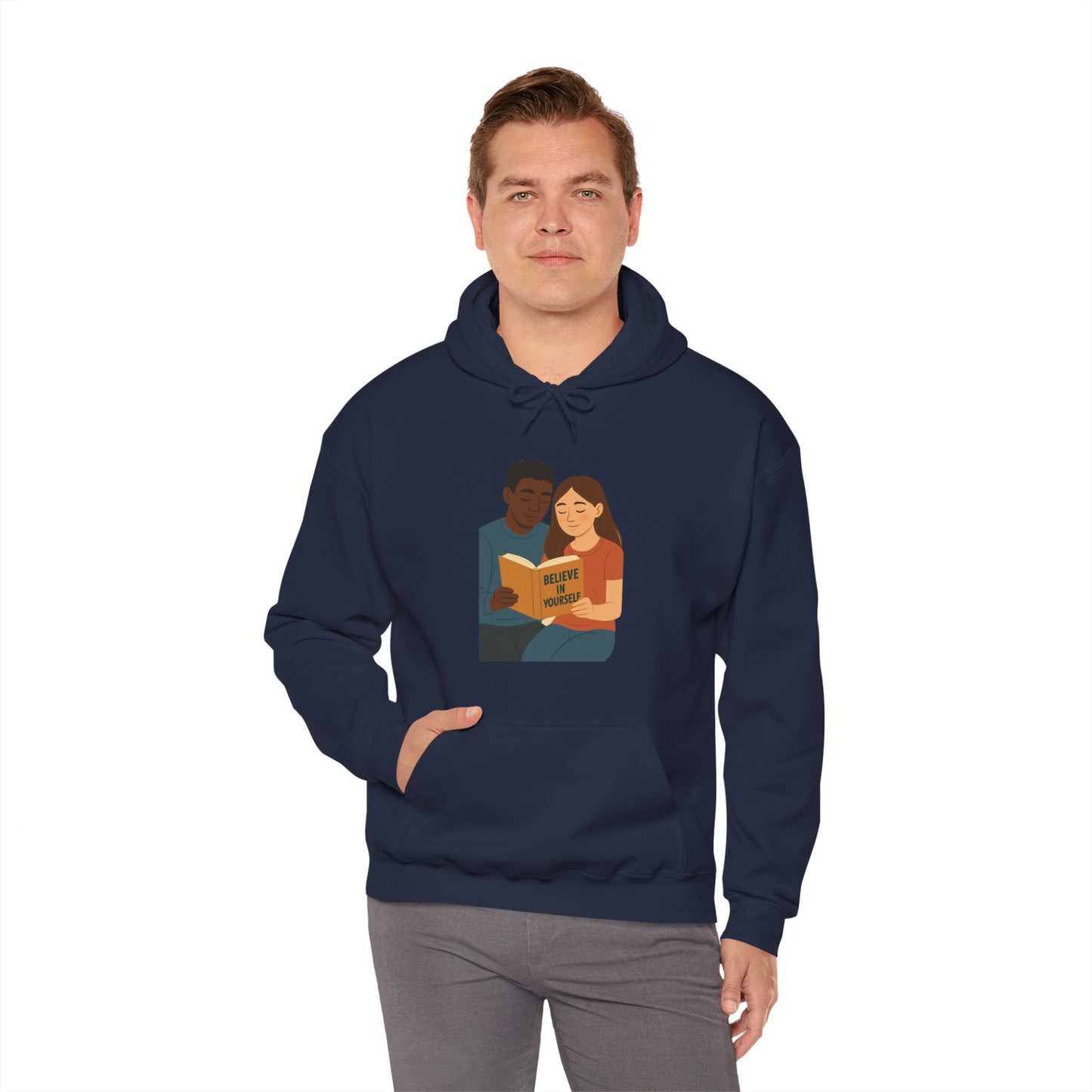 Unisex Heavy Blend Hooded Sweatshirt, Cozy Gift for Book Lovers