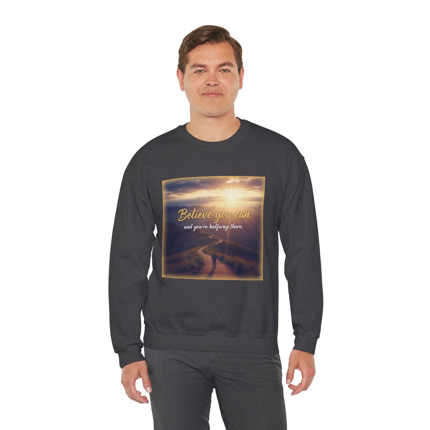 Inspiring Quote Crewneck Sweatshirt