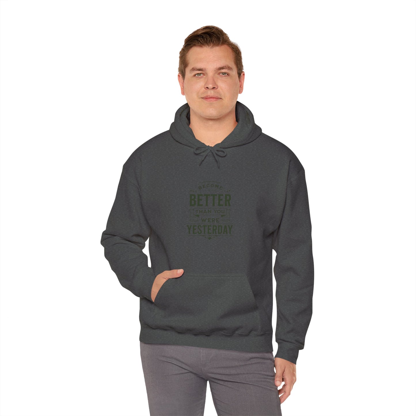 Unisex Heavy Blend™ Hooded Sweatshirt, Unisex Sweatshirt, Motivational Gift, Cozy Casual Wear, Self-Improvement Style