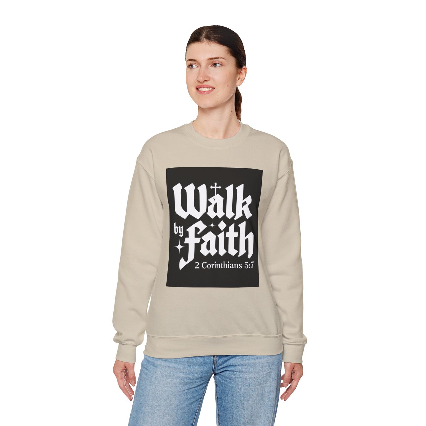 Unisex Heavy Blend Crewneck Sweatshirt - Cozy & Stylish, Perfect Gift for Christians, Bible Verse Apparel, Everyday Wear, Inspirational Fashion