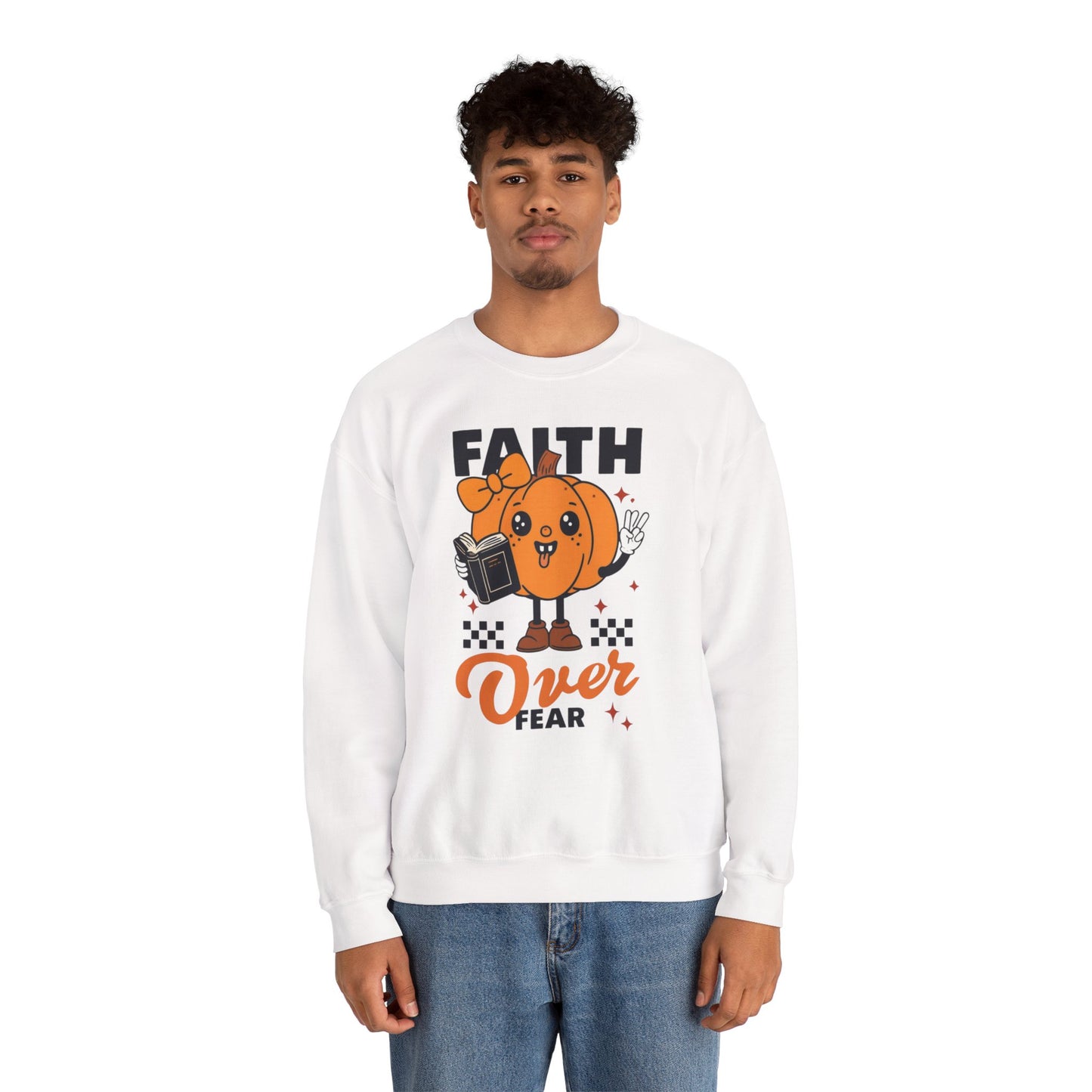 Unisex Heavy Blend  Crewneck Sweatshirt, Fall Crewneck, Halloween Fashion, Cozy Unisex Pullover, Inspirational Gift