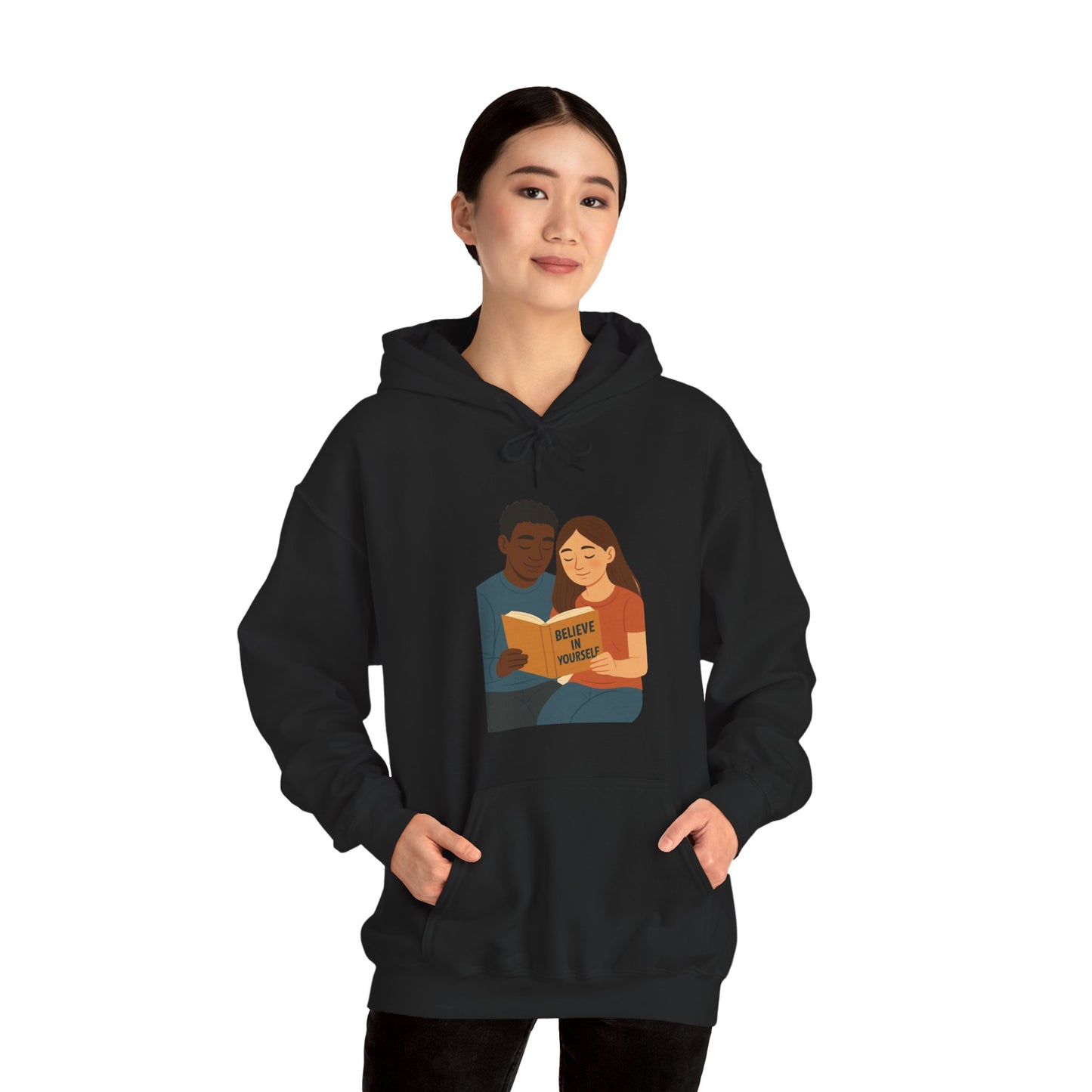 Unisex Heavy Blend Hooded Sweatshirt, Cozy Gift for Book Lovers