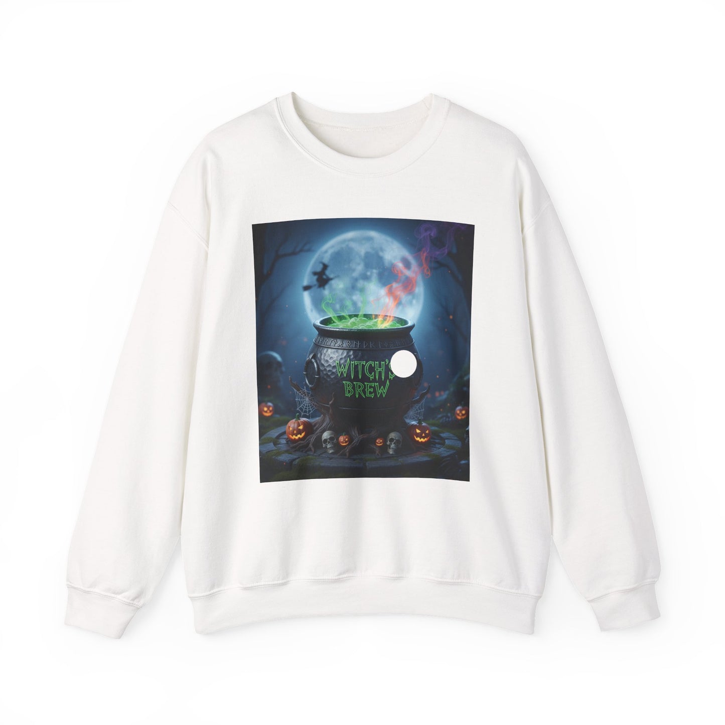 Halloween Witch Brew Sweatshirt, Cozy Fall Crewneck, Unisex Halloween Apparel, Spooky Sweatshirt, October Gift Idea