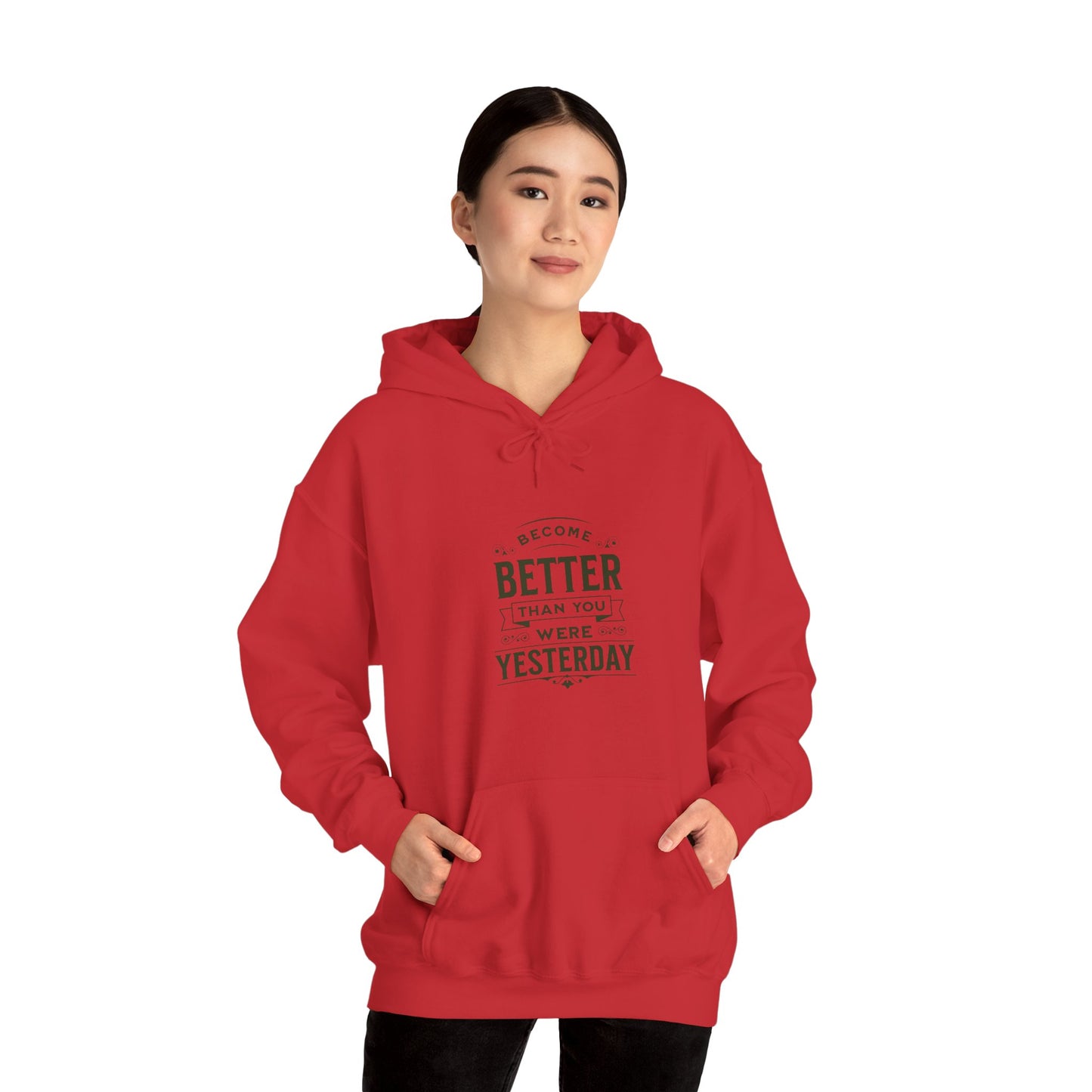 Unisex Heavy Blend™ Hooded Sweatshirt, Unisex Sweatshirt, Motivational Gift, Cozy Casual Wear, Self-Improvement Style