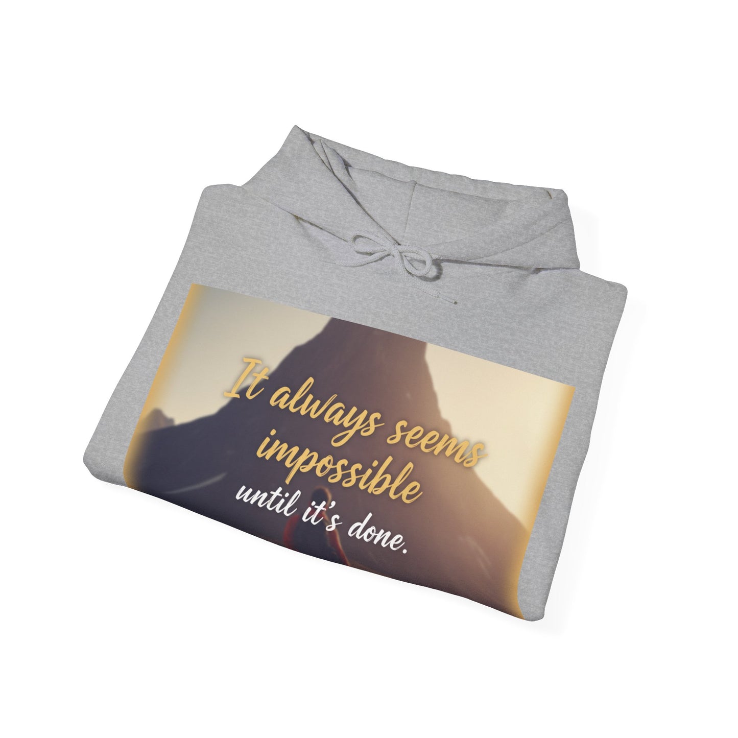 Inspirational Quote Hoodie - Motivational Unisex Sweatshirt for Cozy Inspiration, Gift for Friends, Casual Wear, Affirmations Sweatshirt