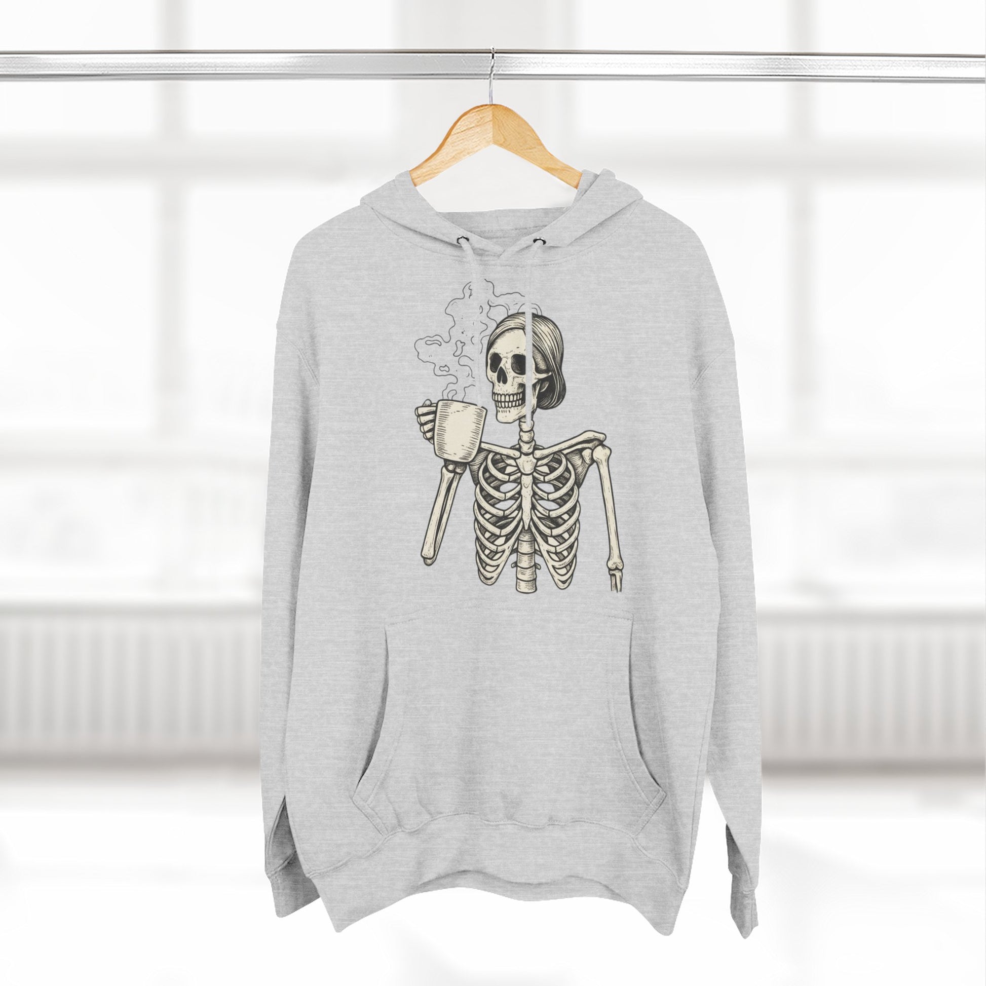 Spooky Skeleton Fleece Hoodie