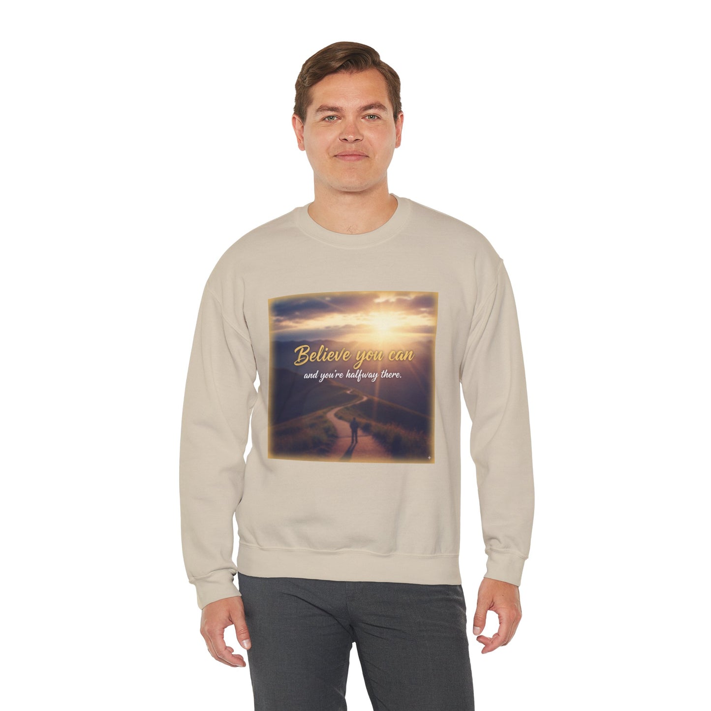 Inspiring Quote Crewneck Sweatshirt