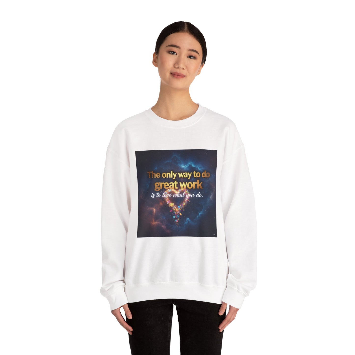 Inspirational Crewneck Sweatshirt, Motivational Gift, Cozy Unisex Pullover, Workwear, Everyday Comfort, Unique Quote Apparel