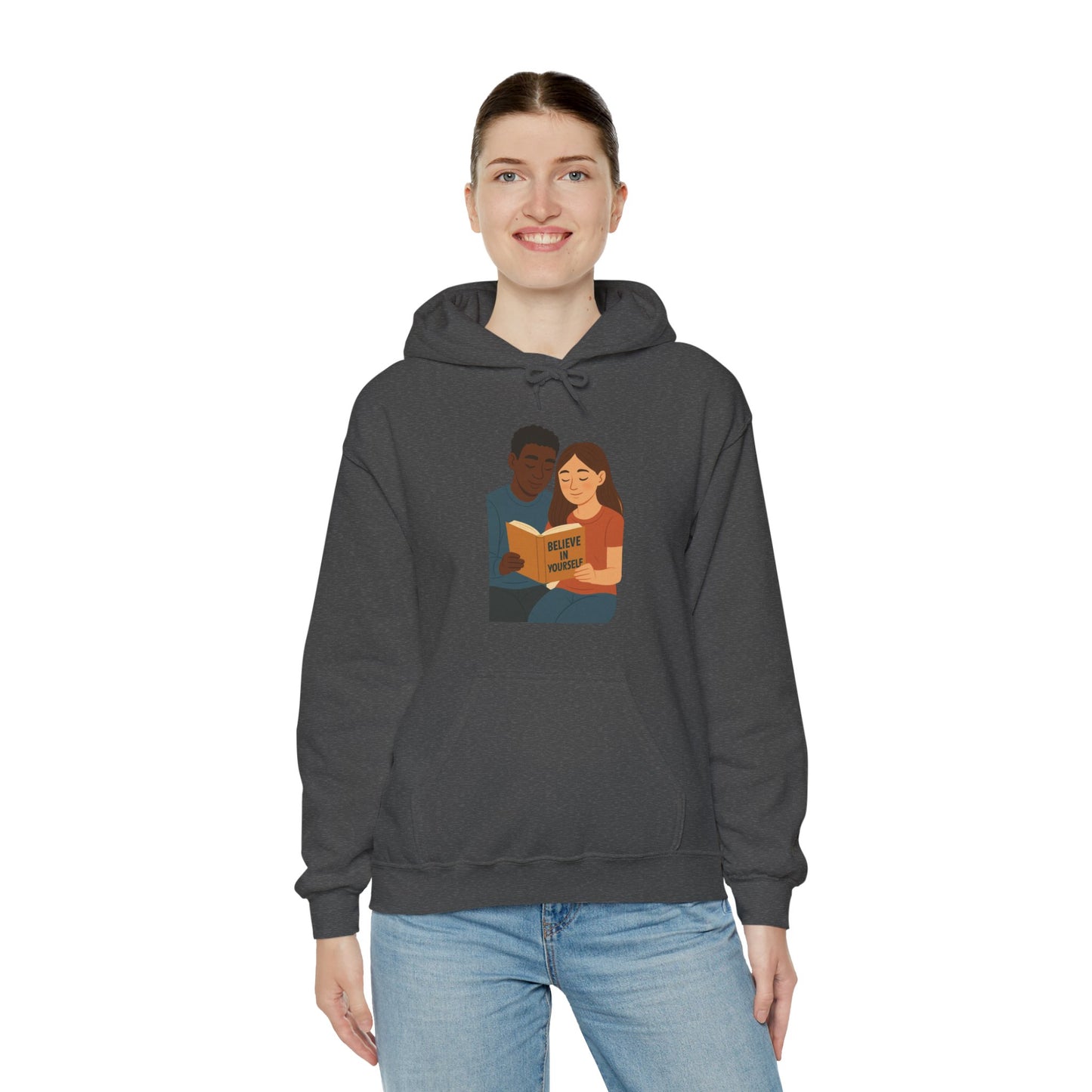 Unisex Heavy Blend Hooded Sweatshirt, Cozy Gift for Book Lovers
