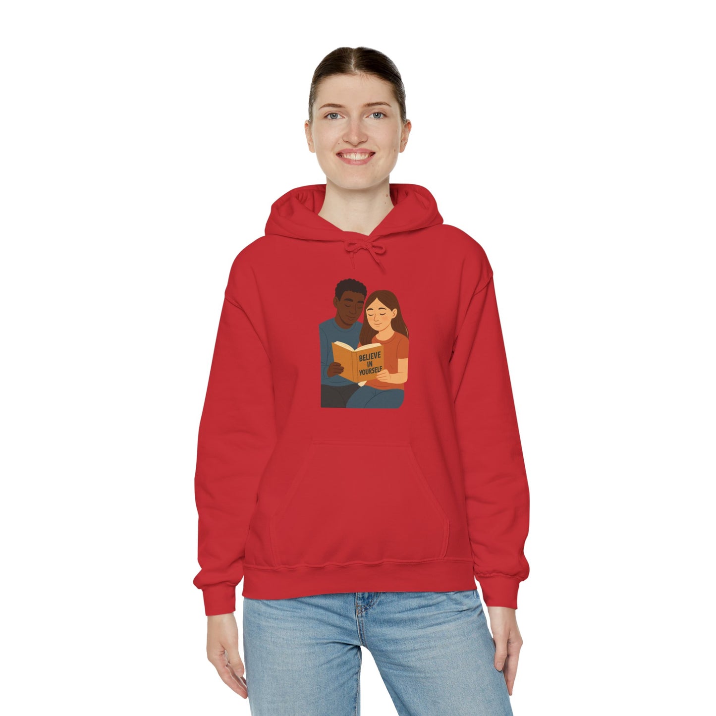 Unisex Heavy Blend Hooded Sweatshirt, Cozy Gift for Book Lovers