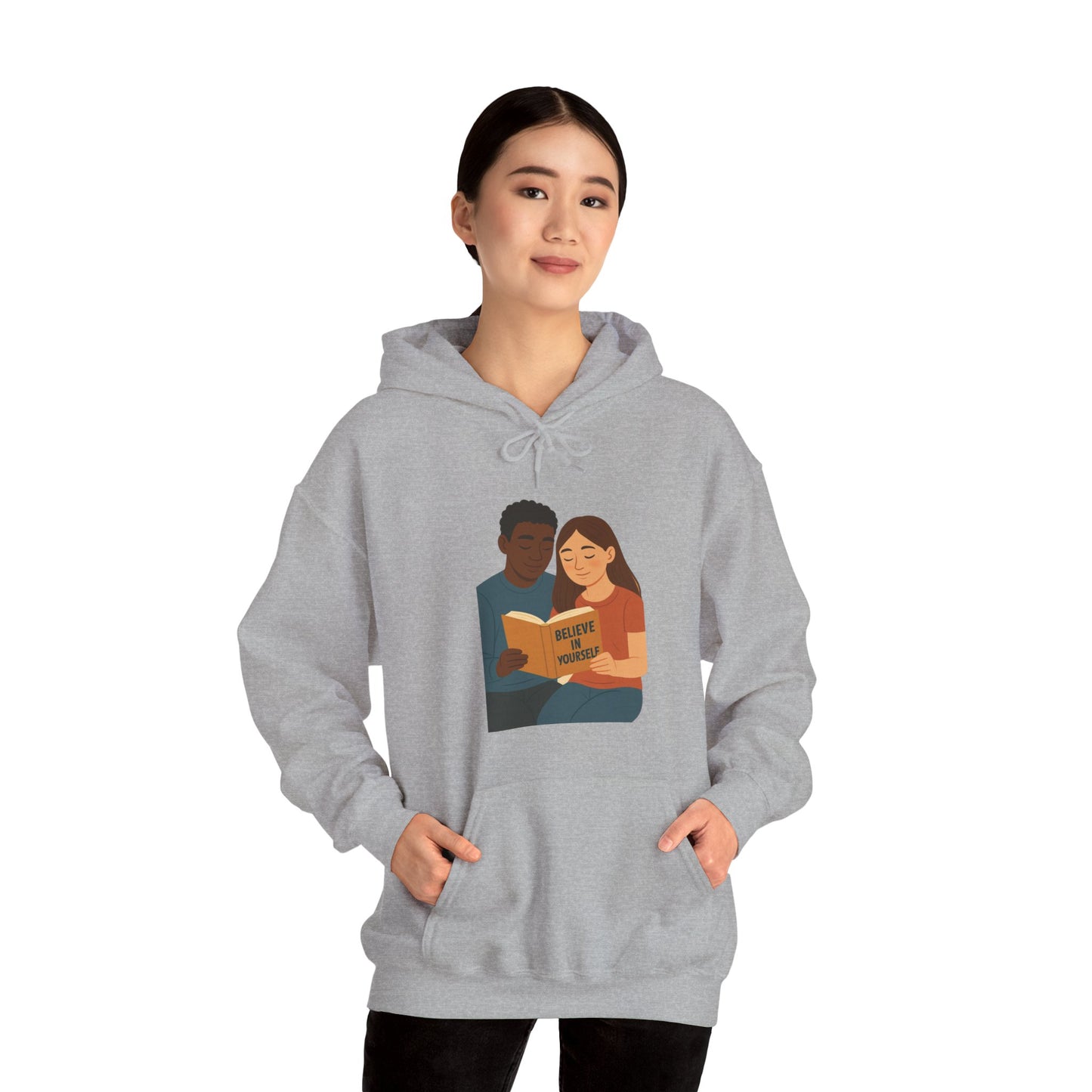 Unisex Heavy Blend Hooded Sweatshirt, Cozy Gift for Book Lovers