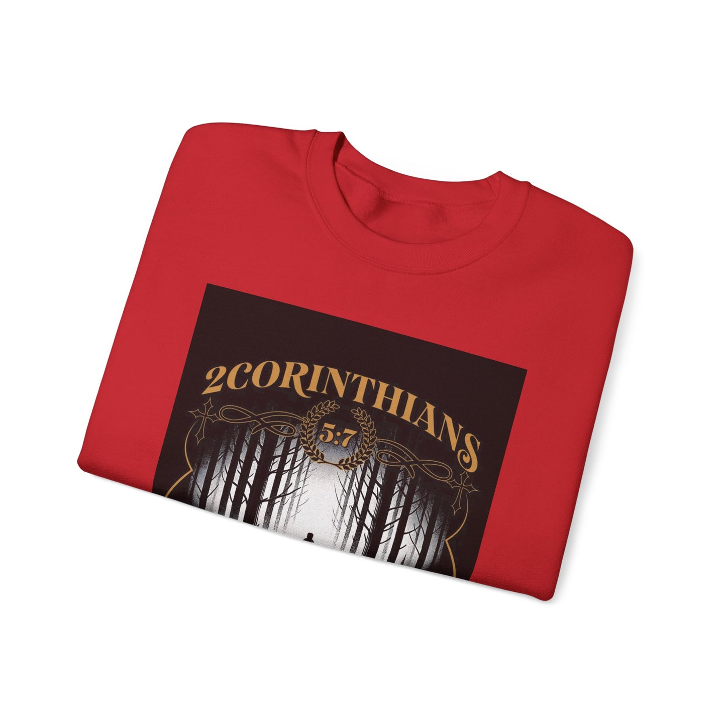 Faith-Inspired Crewneck Sweatshirt, Cozy Casual Wear,