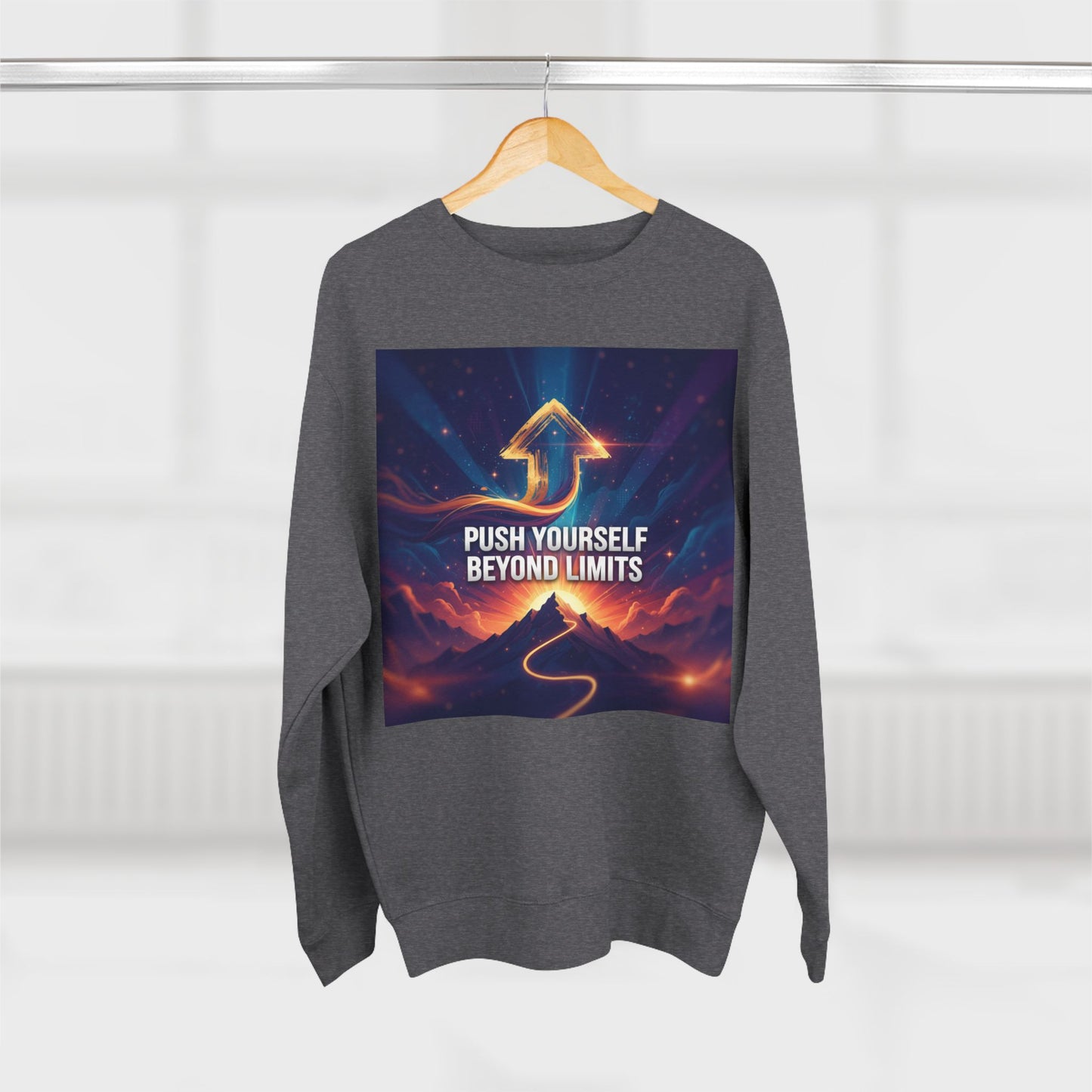 Motivational Unisex Crewneck Sweatshirt | Inspirational Gift, Cozy Casual Wear, Fitness Apparel, Uplifting Sweatshirt, Self-Care Fashion