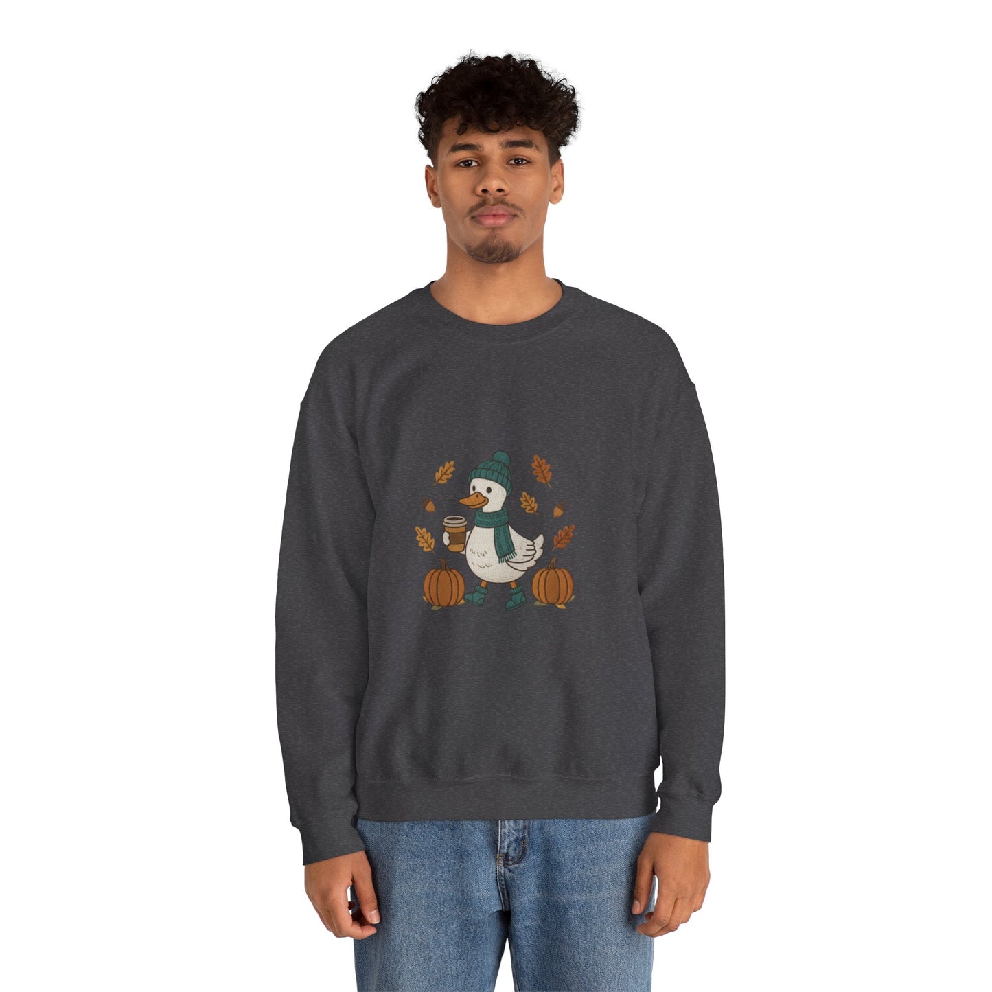 Cozy Fall Goose Sweatshirt,