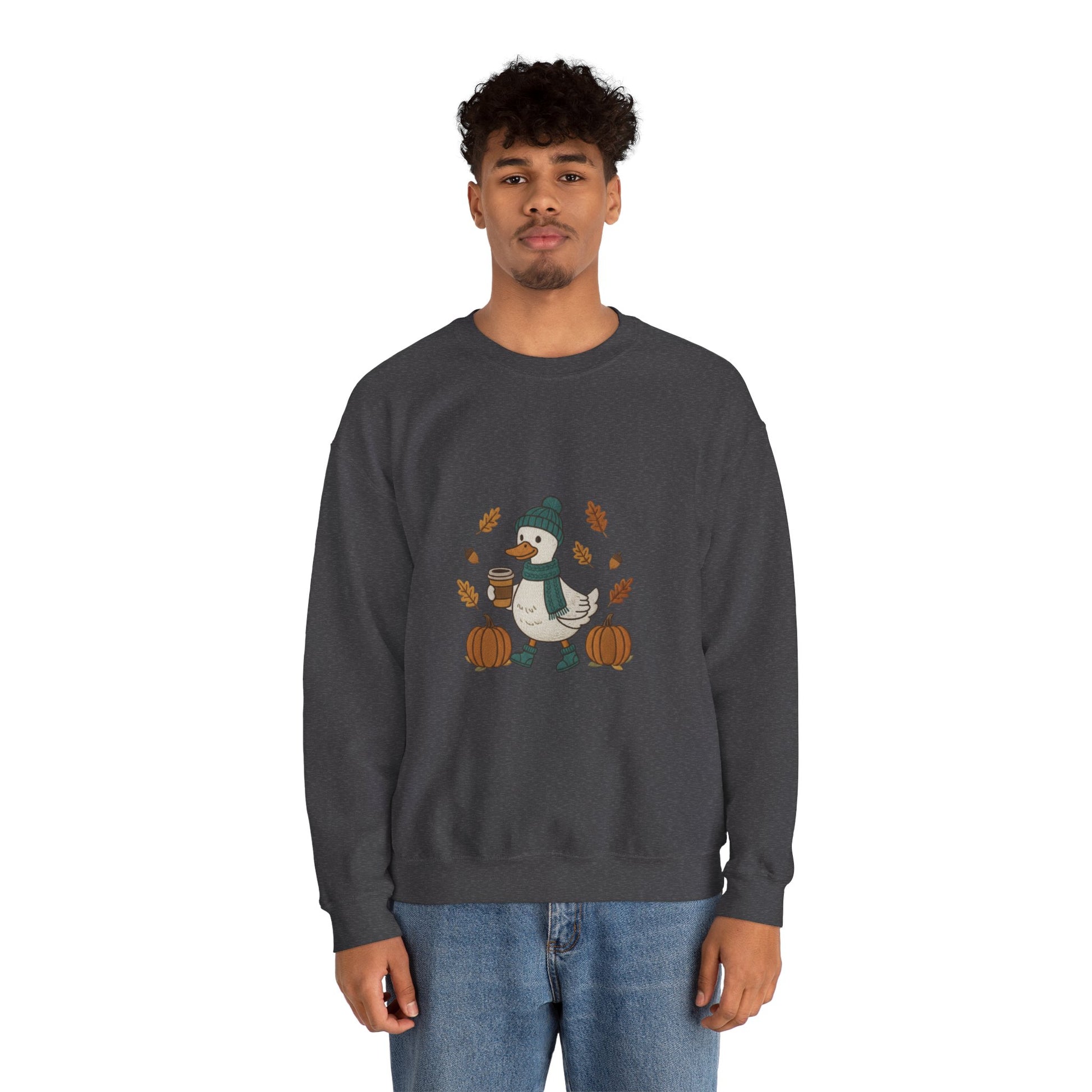 Cozy Fall Goose Sweatshirt,