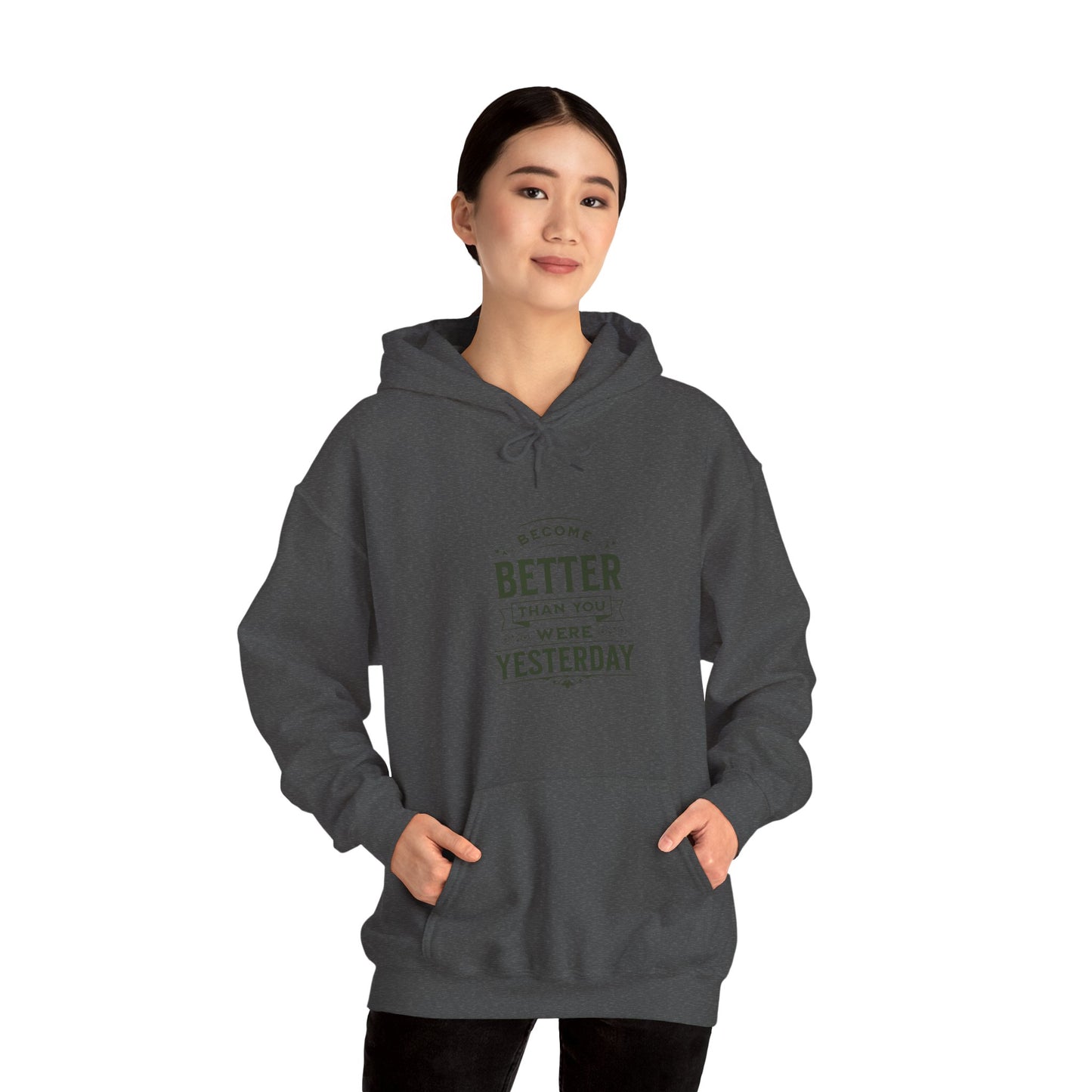Unisex Heavy Blend™ Hooded Sweatshirt, Unisex Sweatshirt, Motivational Gift, Cozy Casual Wear, Self-Improvement Style