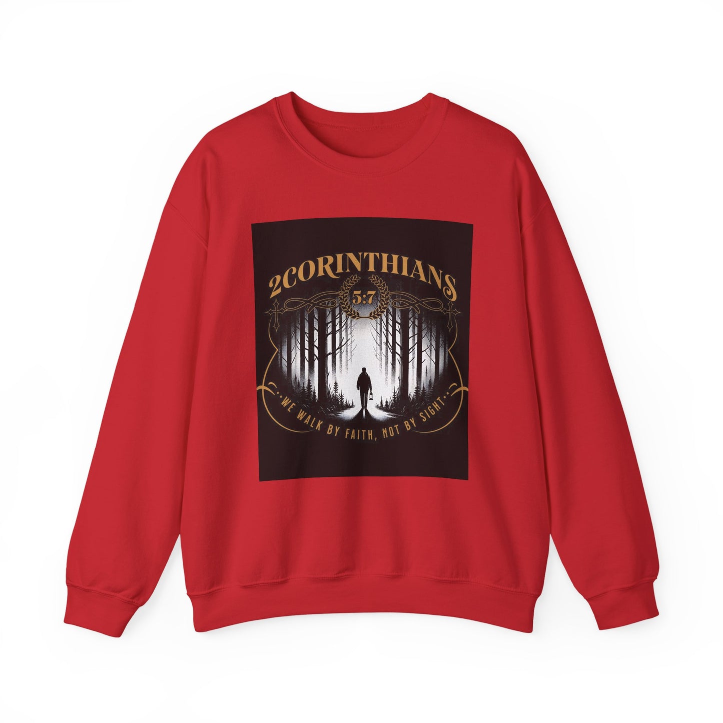 Faith-Inspired Crewneck Sweatshirt, Cozy Casual Wear,