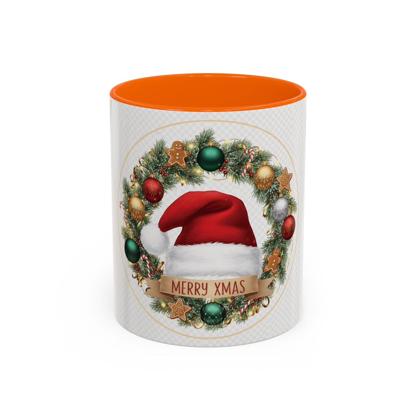 Christmas Accent Coffee Mug - Merry Xmas, Holiday Gift, Festive Decor, Seasonal Beverage, Cute Mug, Christmas Morning Drinkware