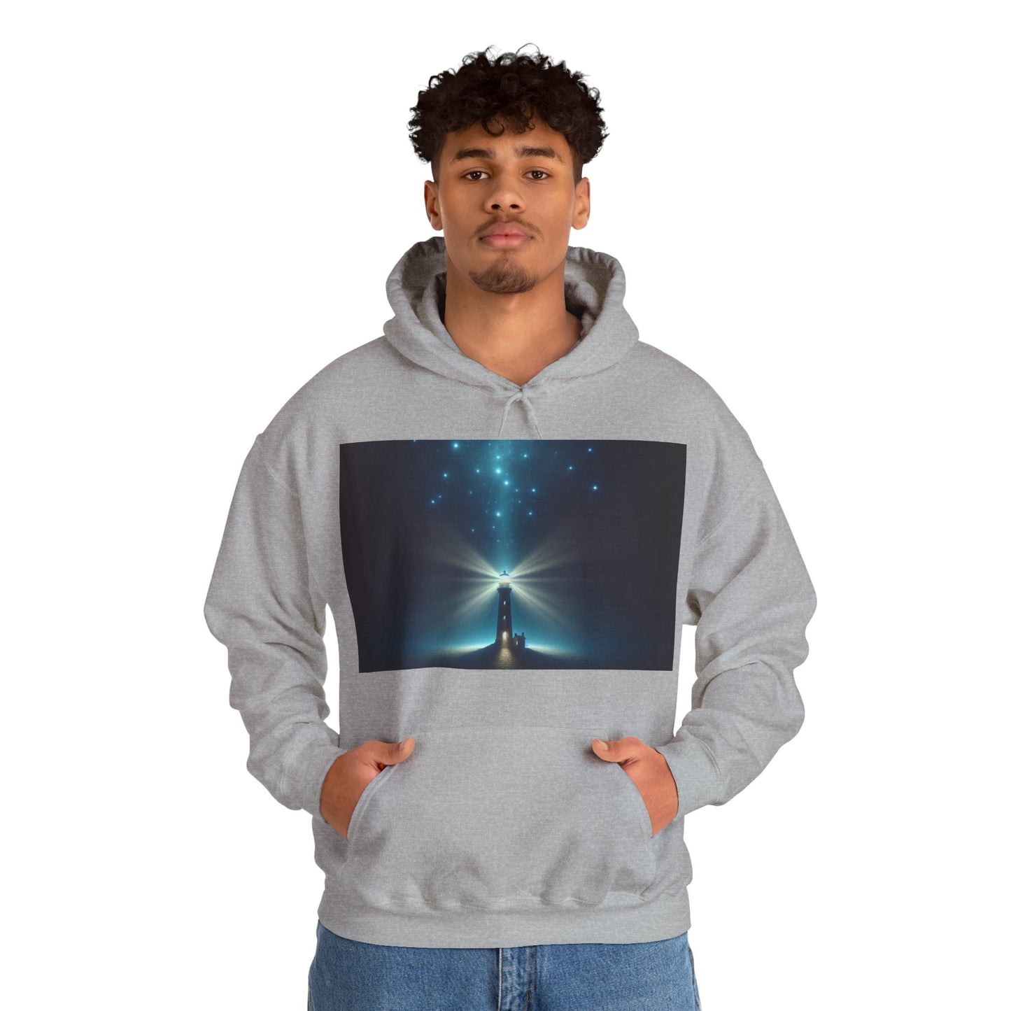 Unisex Garment Sweatshirt, Galaxy Print Hoodie, Stylish Hooded Sweatshirt, Gift for Space Lovers, Perfect for Cozy Evenings