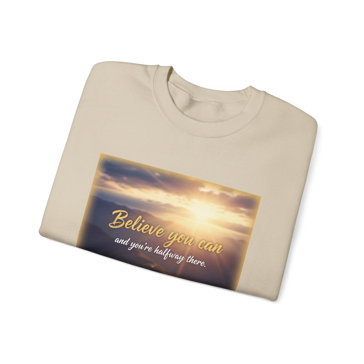 Inspiring Quote Crewneck Sweatshirt