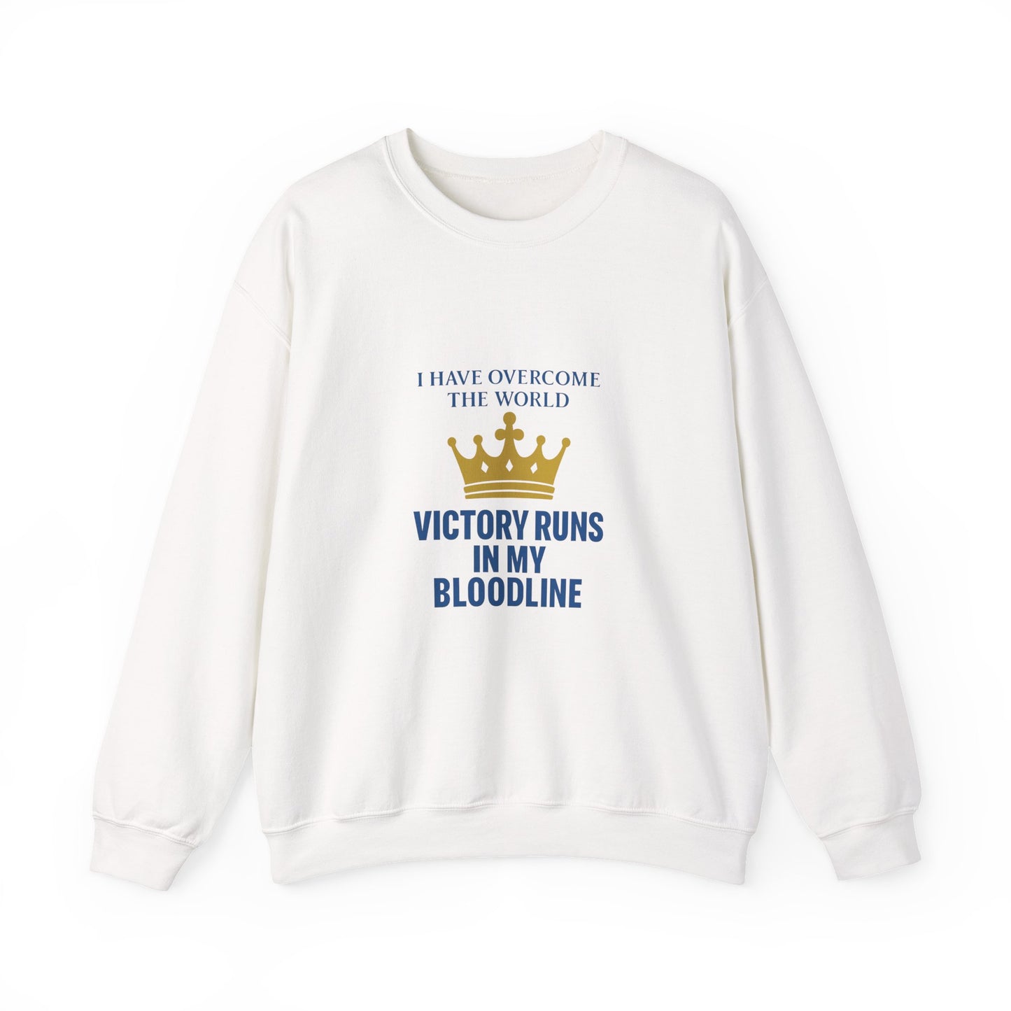 Victory Runs Crewneck Sweatshirt, Inspirational Sweatshirt, Unisex Gift, Empowerment Apparel, Celebration Clothing, Motivational Wear