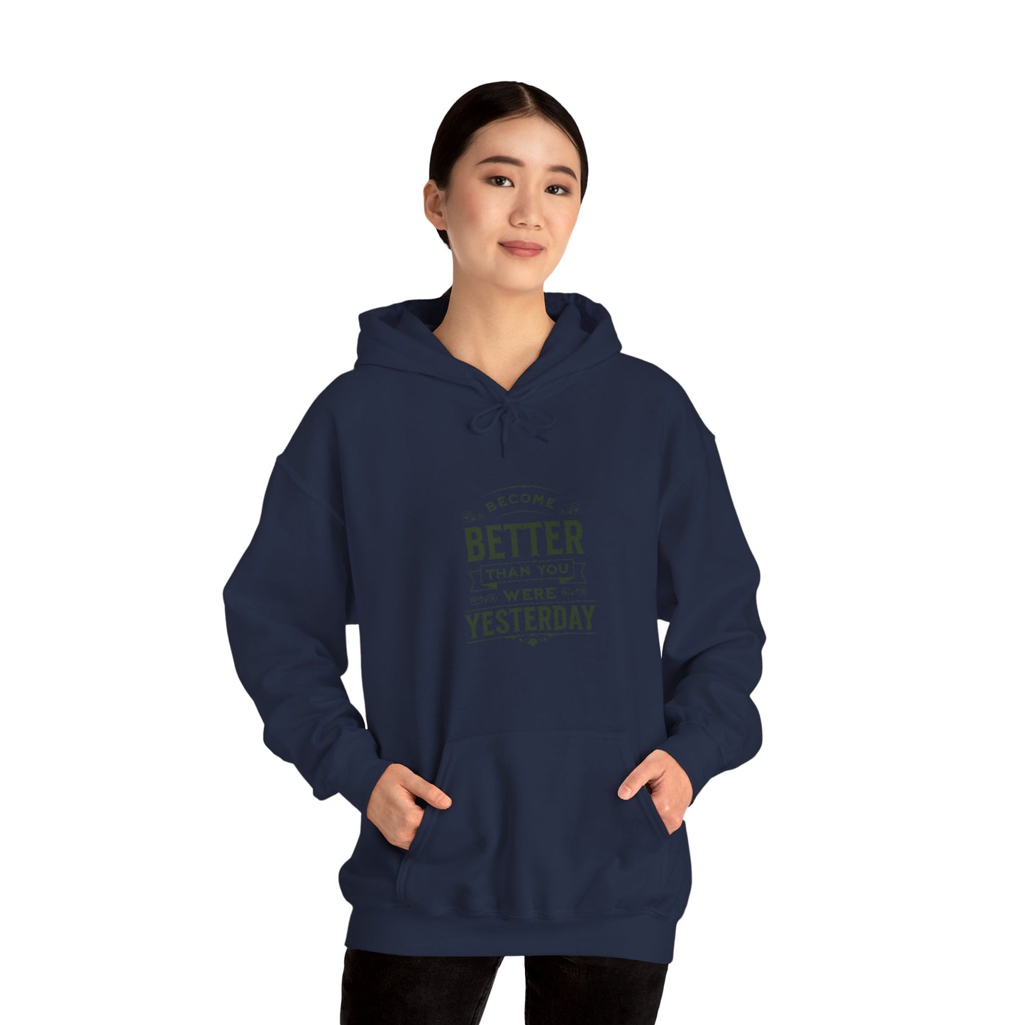 Unisex Heavy Blend™ Hooded Sweatshirt, Unisex Sweatshirt, Motivational Gift, Cozy Casual Wear, Self-Improvement Style