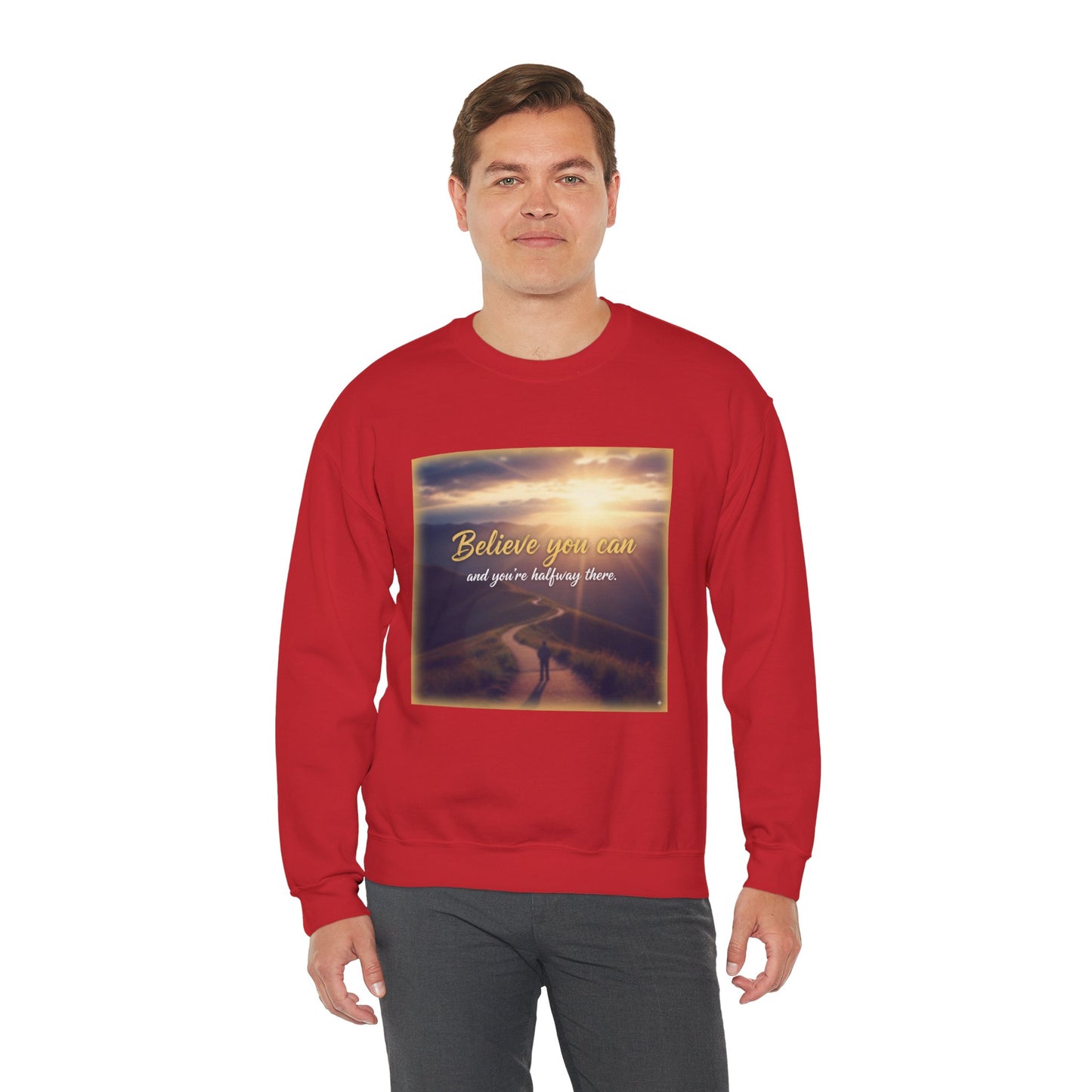 Inspiring Quote Crewneck Sweatshirt