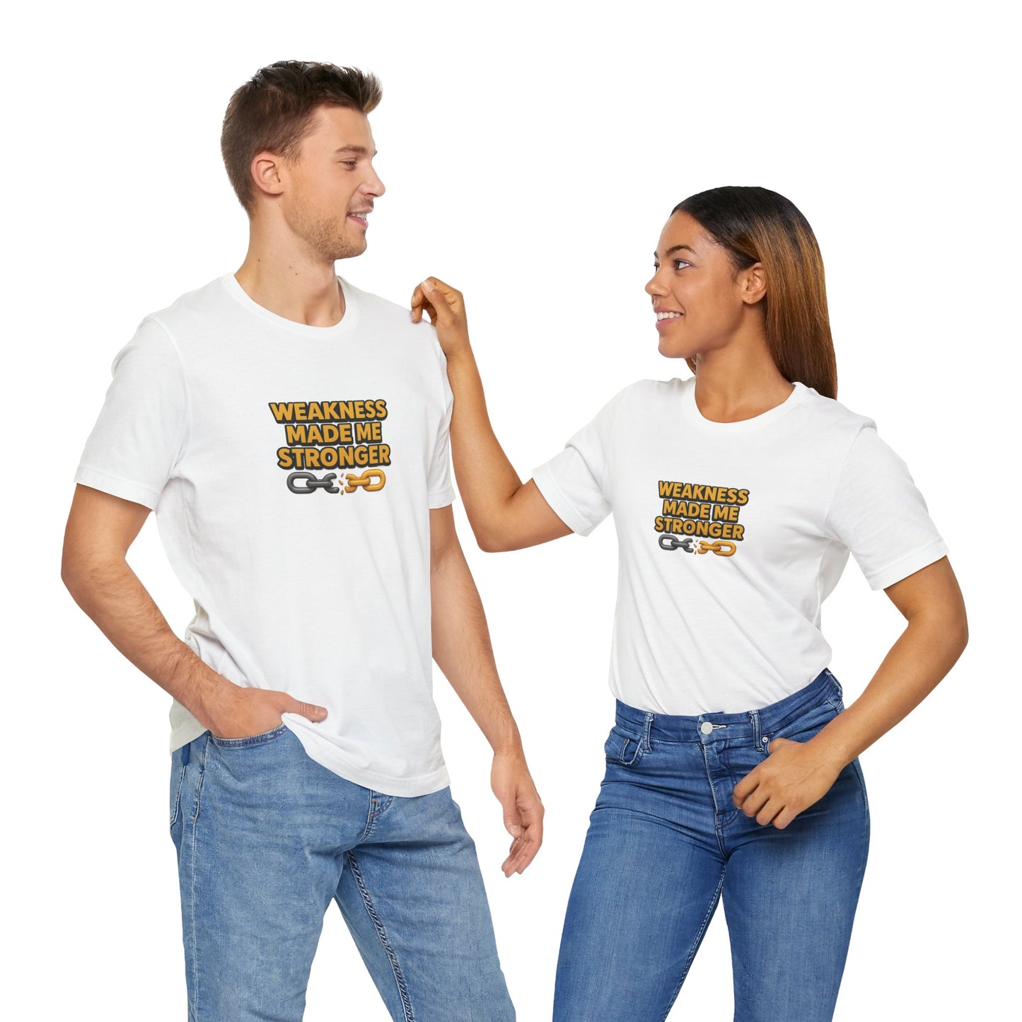 Empowering Strength Tee - Unisex Jersey Short Sleeve Tee, Motivational Shirt, Workout Apparel, Inspirational Gift, Casual Wear