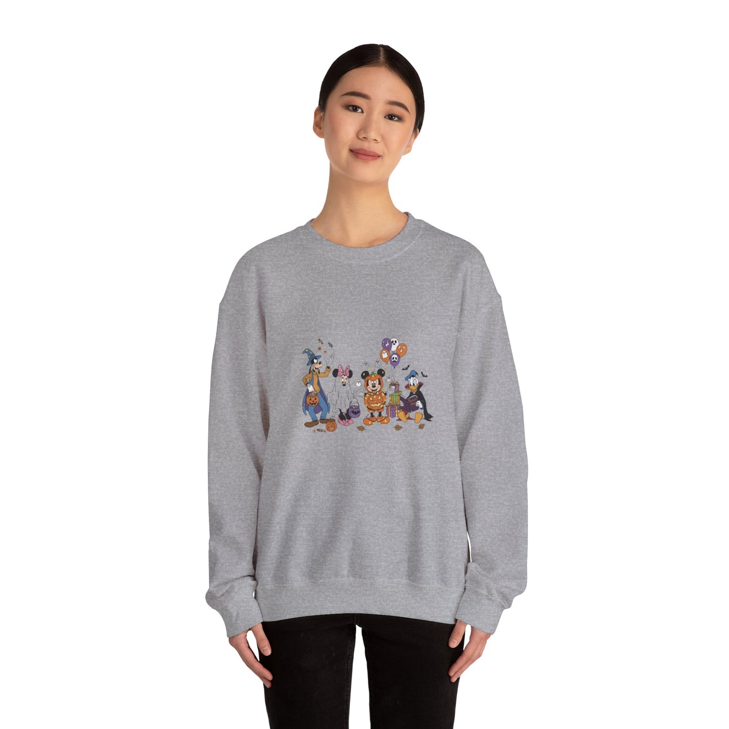 Whimsical Character Sweatshirt, Unisex Crewneck, Cozy Gift, Disney-Inspired, Fun Apparel, Perfect for Birthdays
