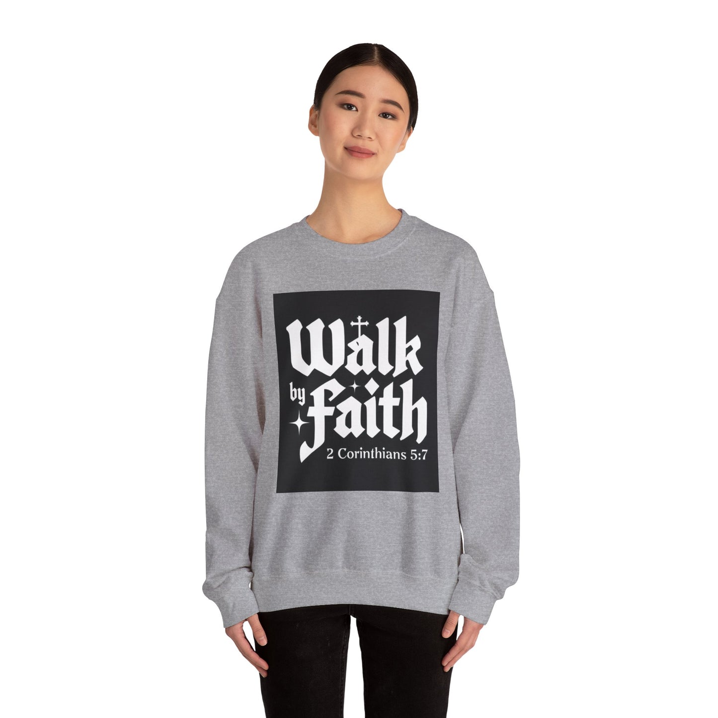 Unisex Heavy Blend Crewneck Sweatshirt - Cozy & Stylish, Perfect Gift for Christians, Bible Verse Apparel, Everyday Wear, Inspirational Fashion
