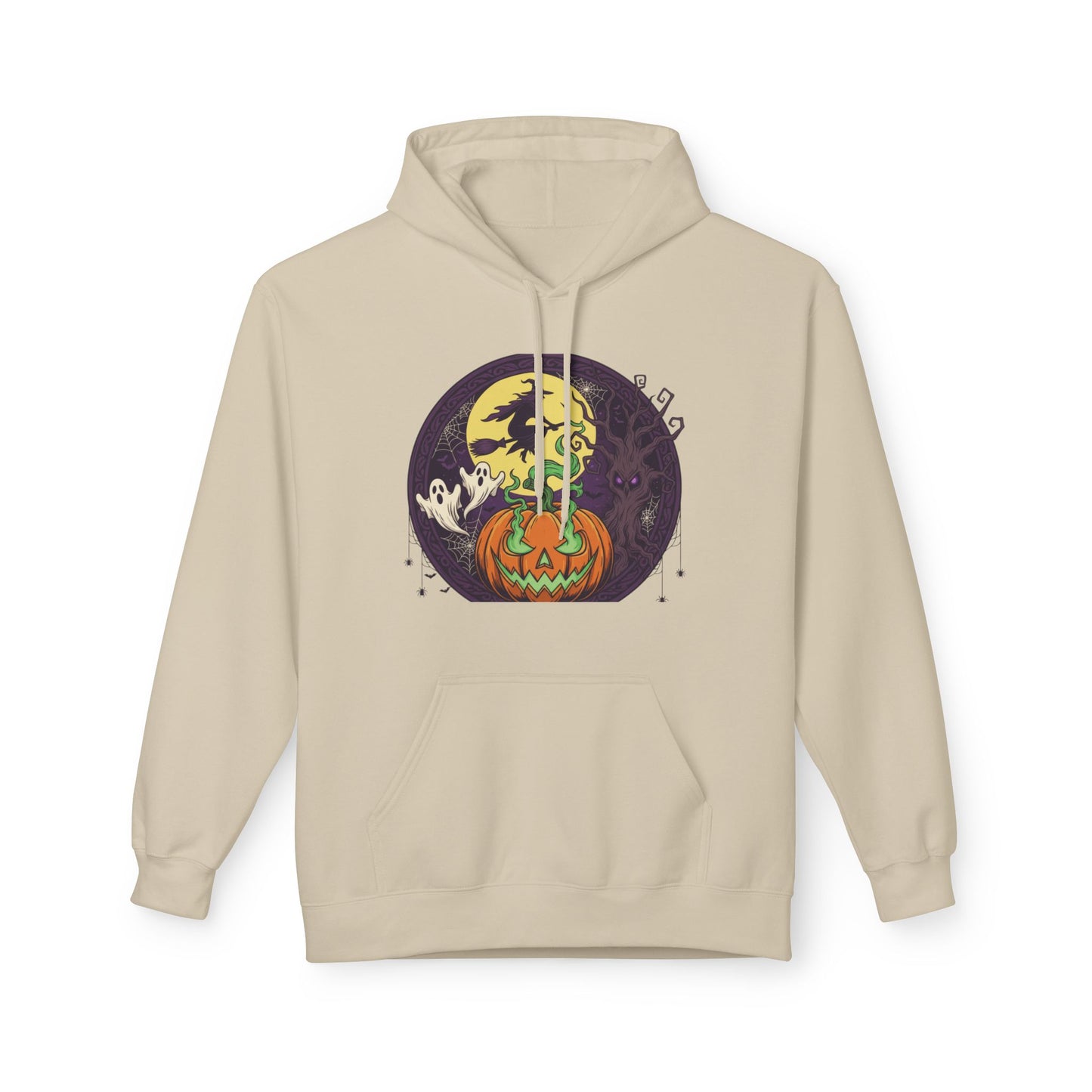Halloween Pumpkin Hoodie, Cozy Sweatshirt for Fall Celebrations, Perfect for Halloween and Autumn Gatherings, Unisex Design.
