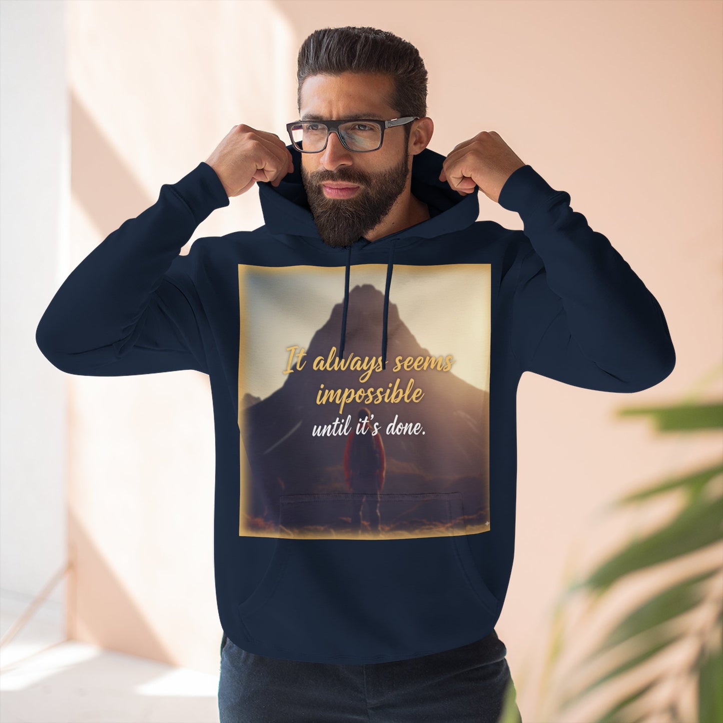 Inspirational Fleece Hoodie, Cozy Sweatshirt for Comfort, Motivational Apparel for Active Lifestyle, Gift for Her